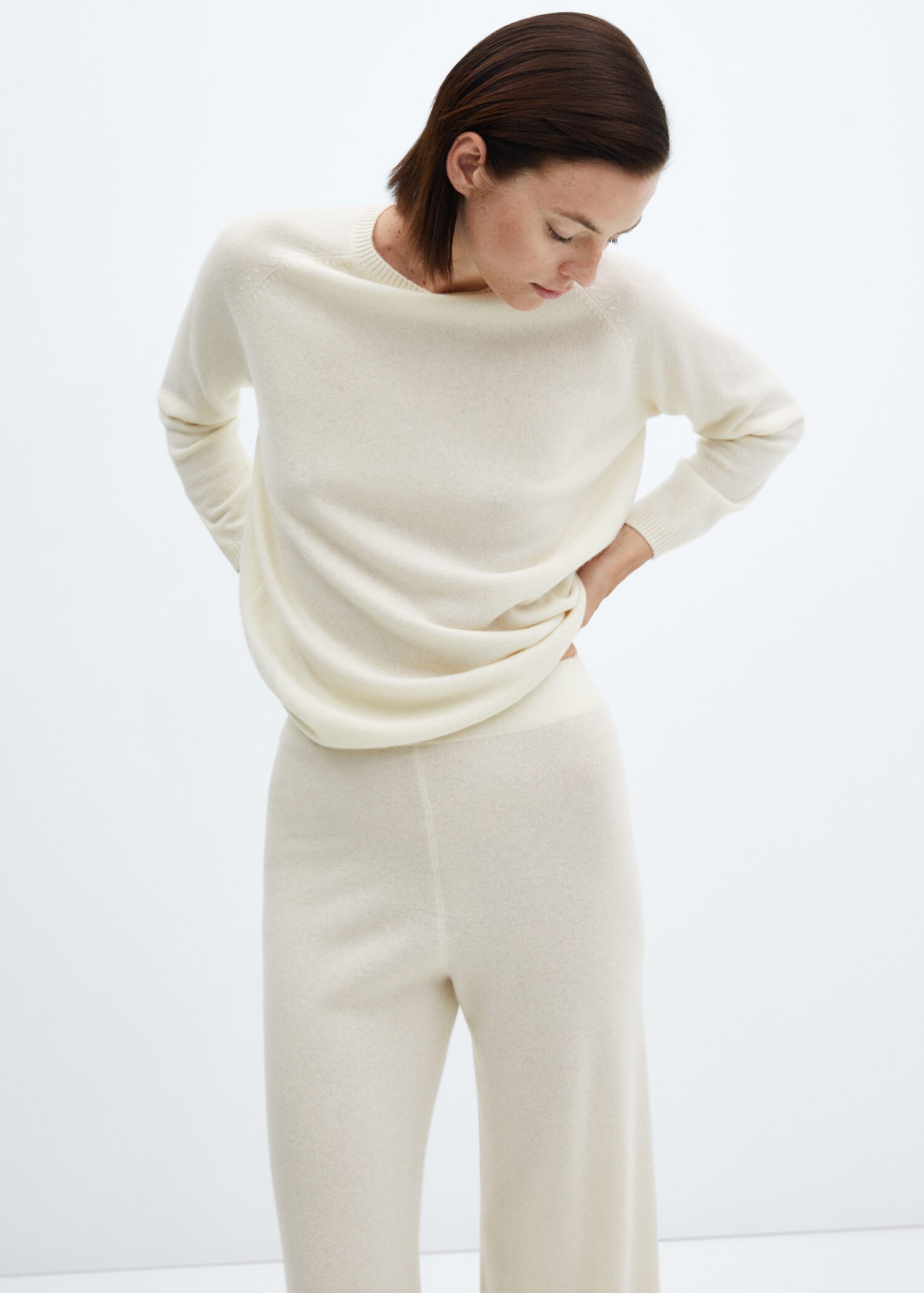 100% cashmere trousers - Woman