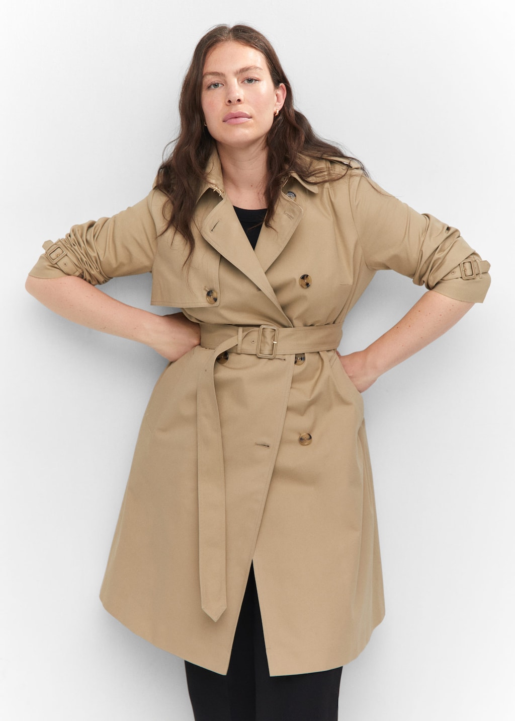 Mango trench shop coat