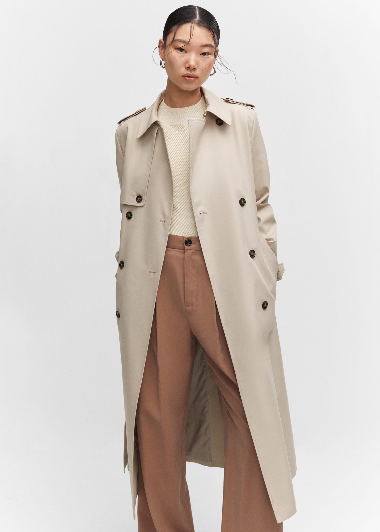 Trench imperméable double boutonnage | MANGO
