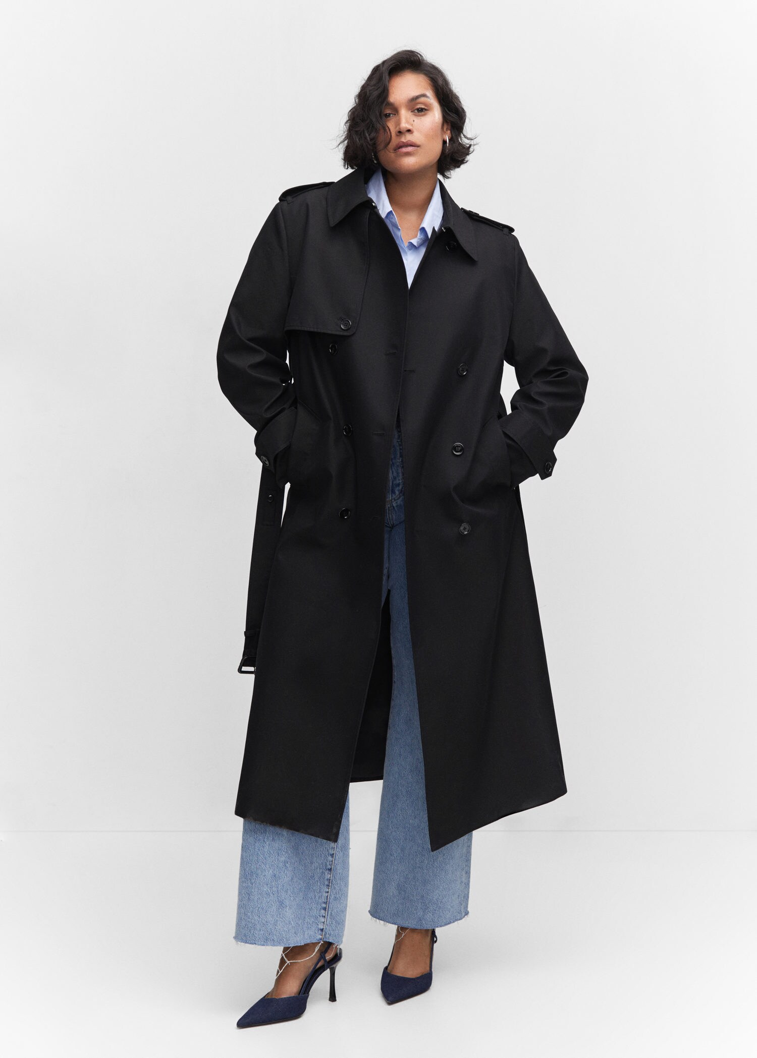 Trench imperméable double boutonnage | MANGO