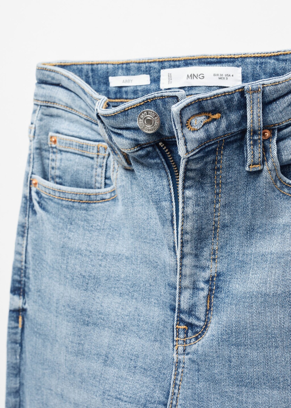 High rise skinny jeans MANGO