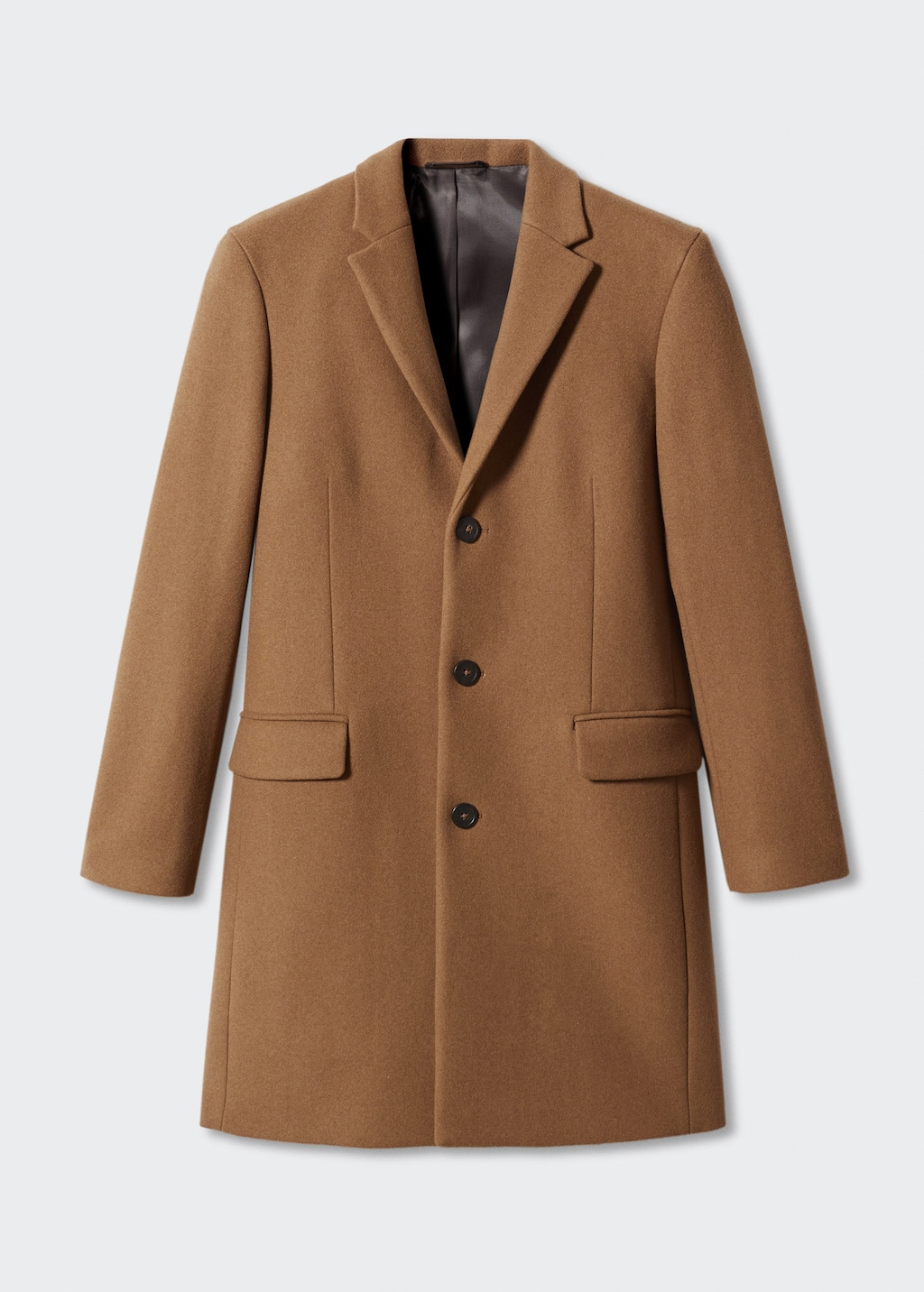 Manteau long 2025 camel mango