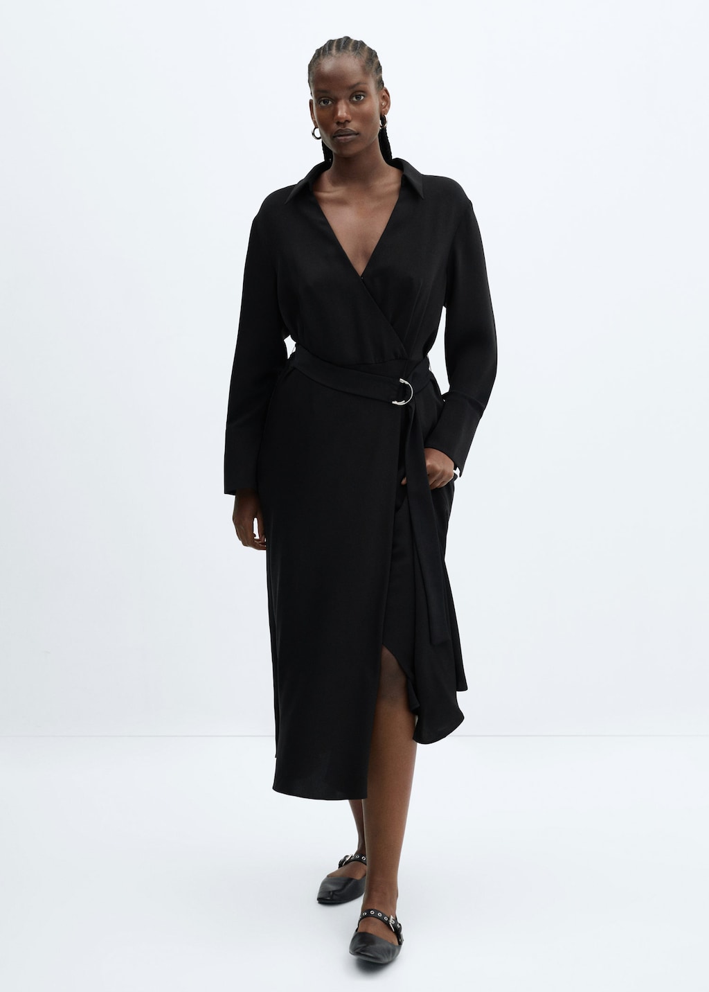 Mango flowy dress discount