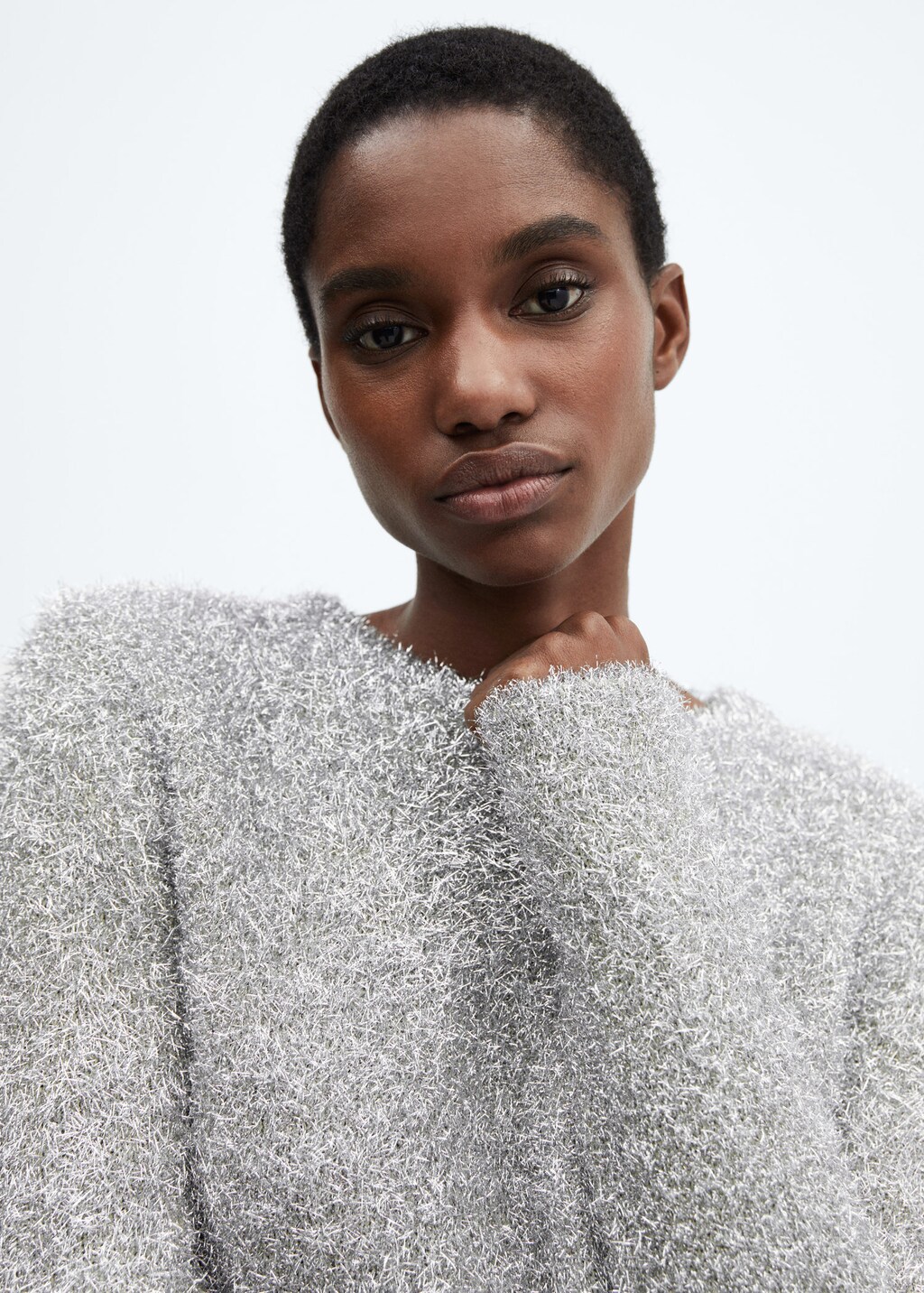Sweater silver cheap