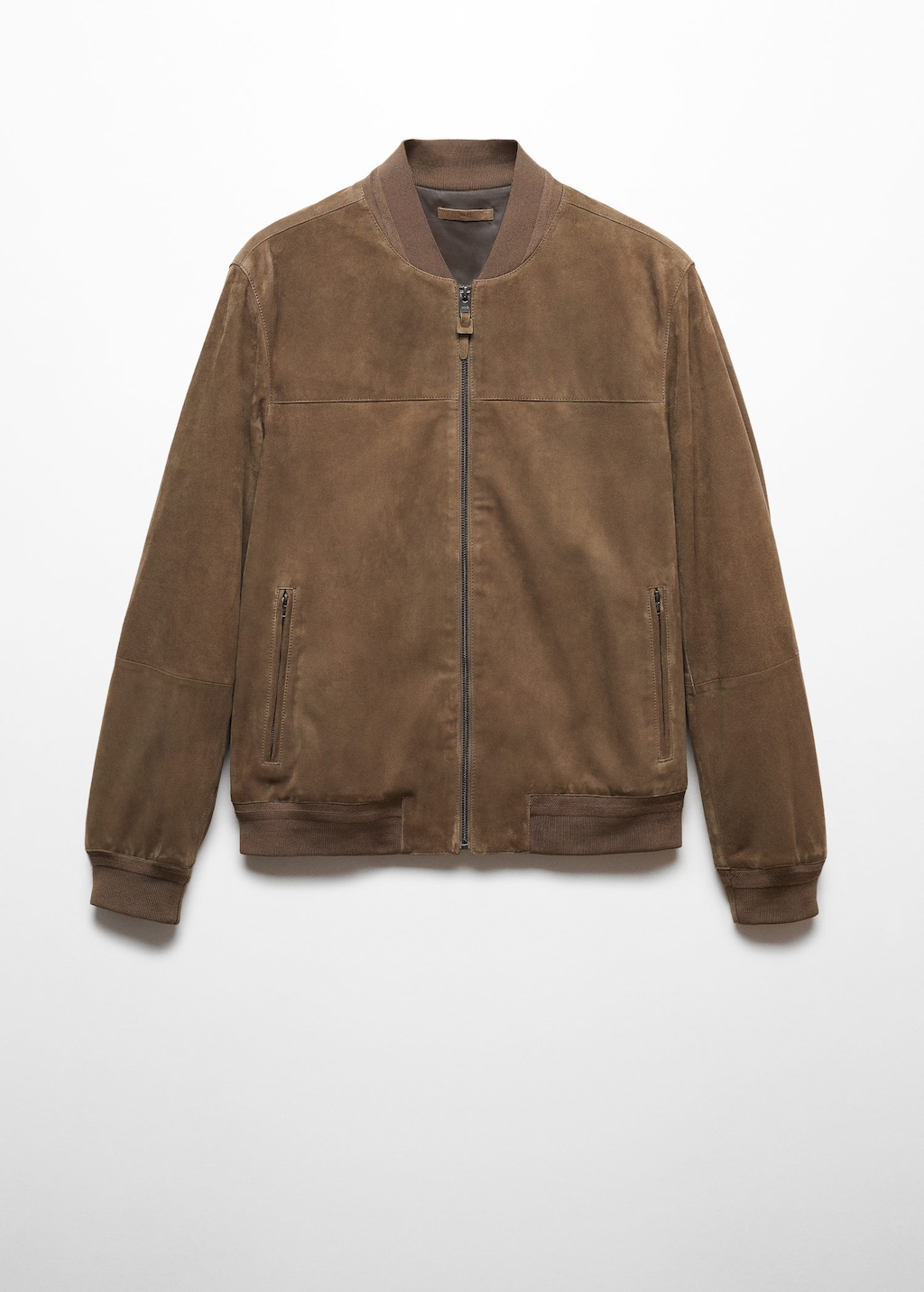 Mango faux suede clearance jacket