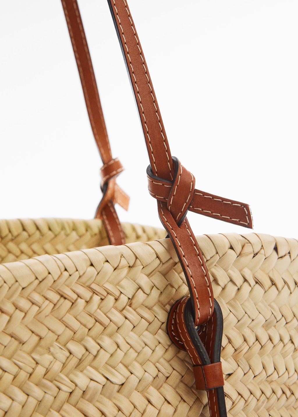 Bolso capazo rafia MNG