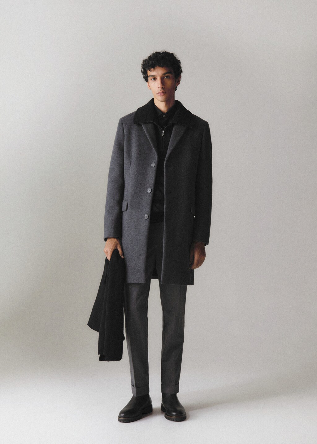 Mango 2025 black coat