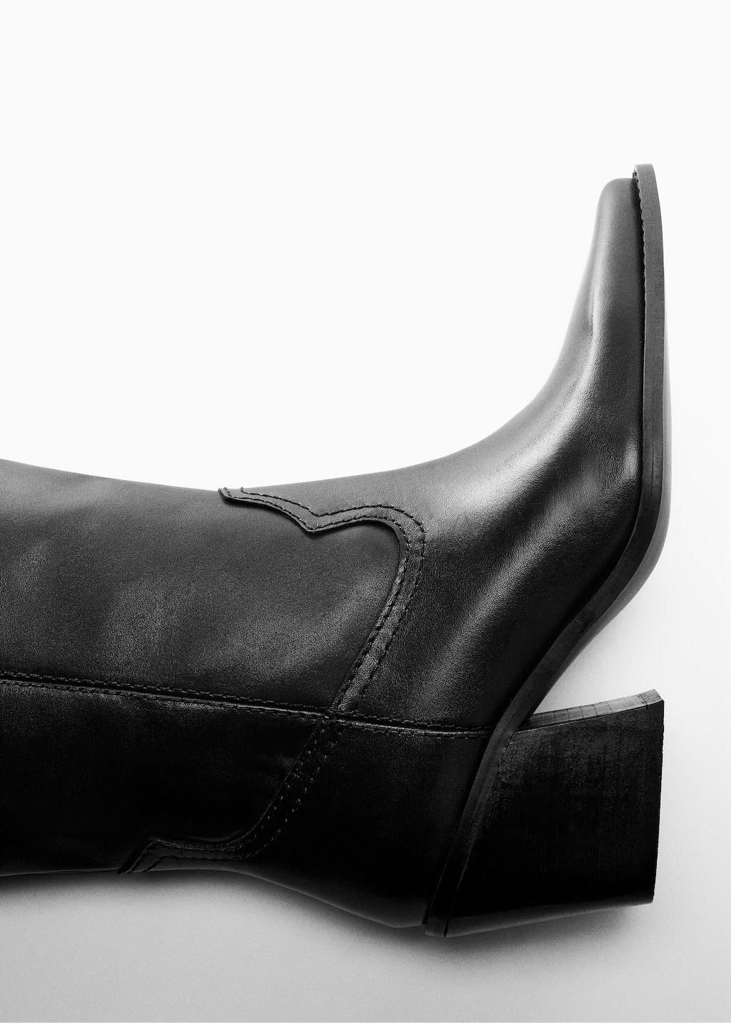 Mango cowboy shop leather boots