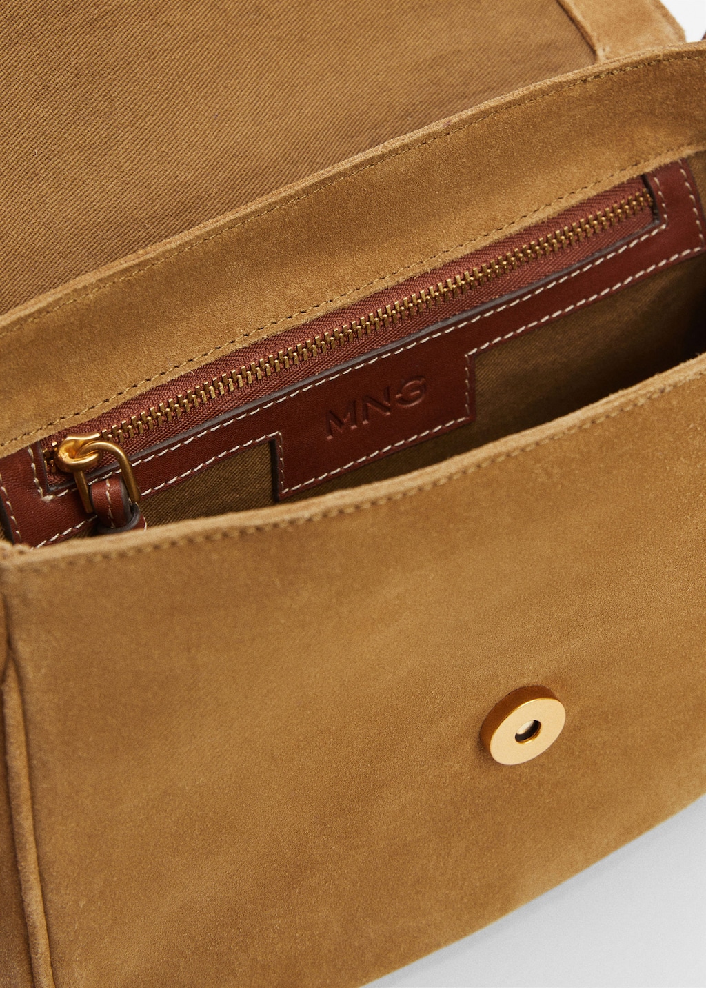 Mango leather cross body bag hot sale