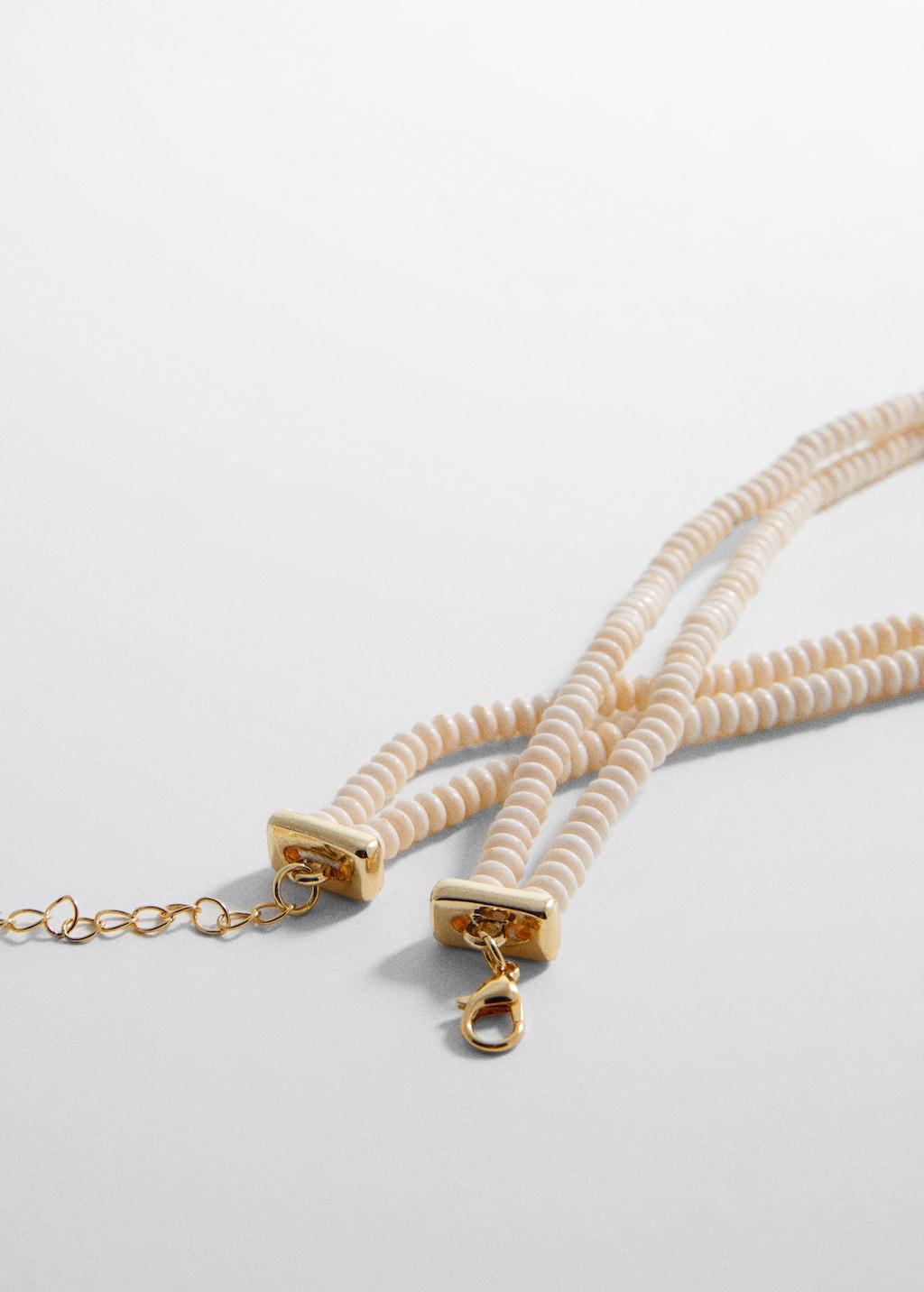 Shell pendant pearl necklace MANGO