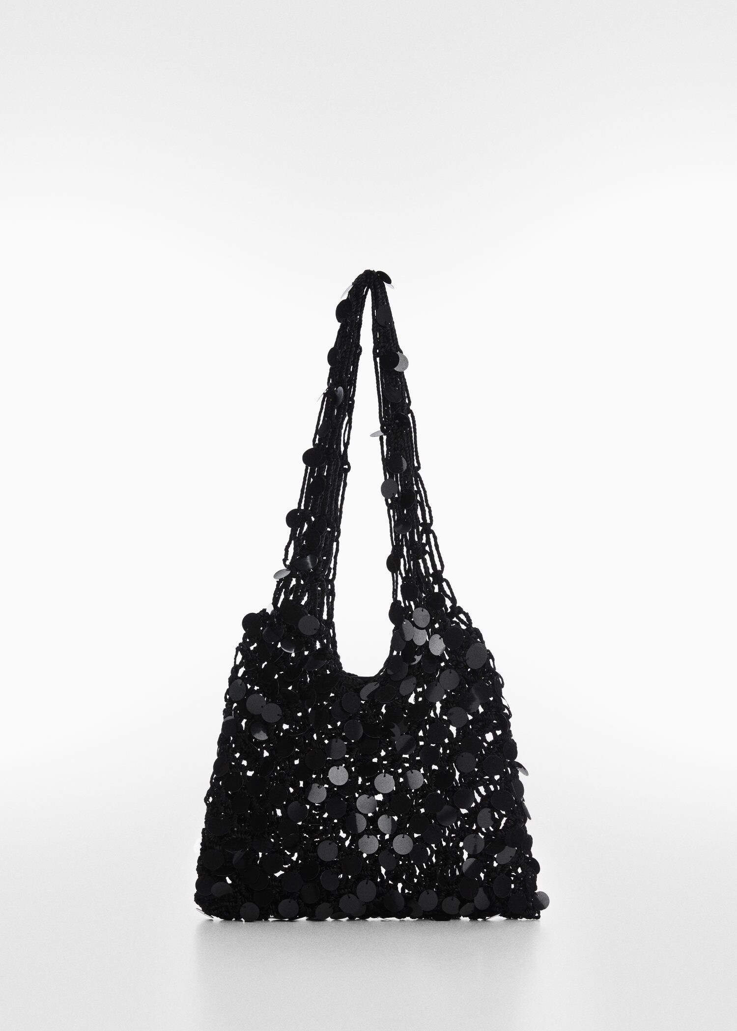 Sac maille filet paillettes