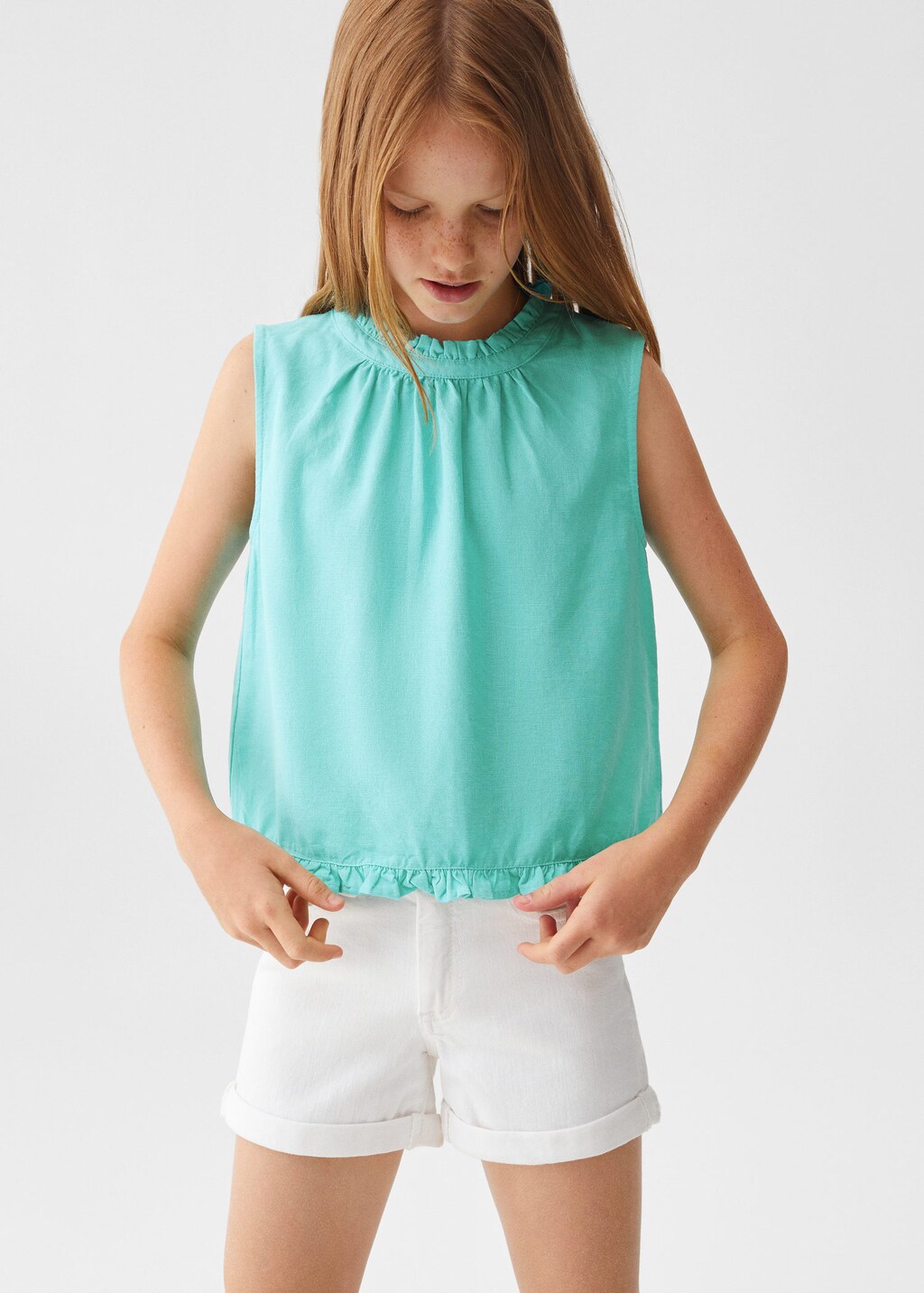 green blouse for girls