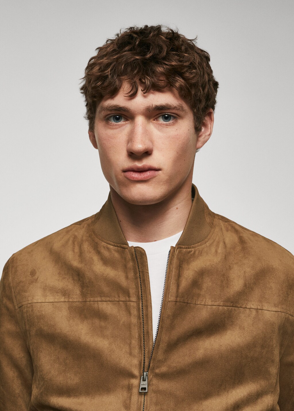 Mango suede cheap jacket mens