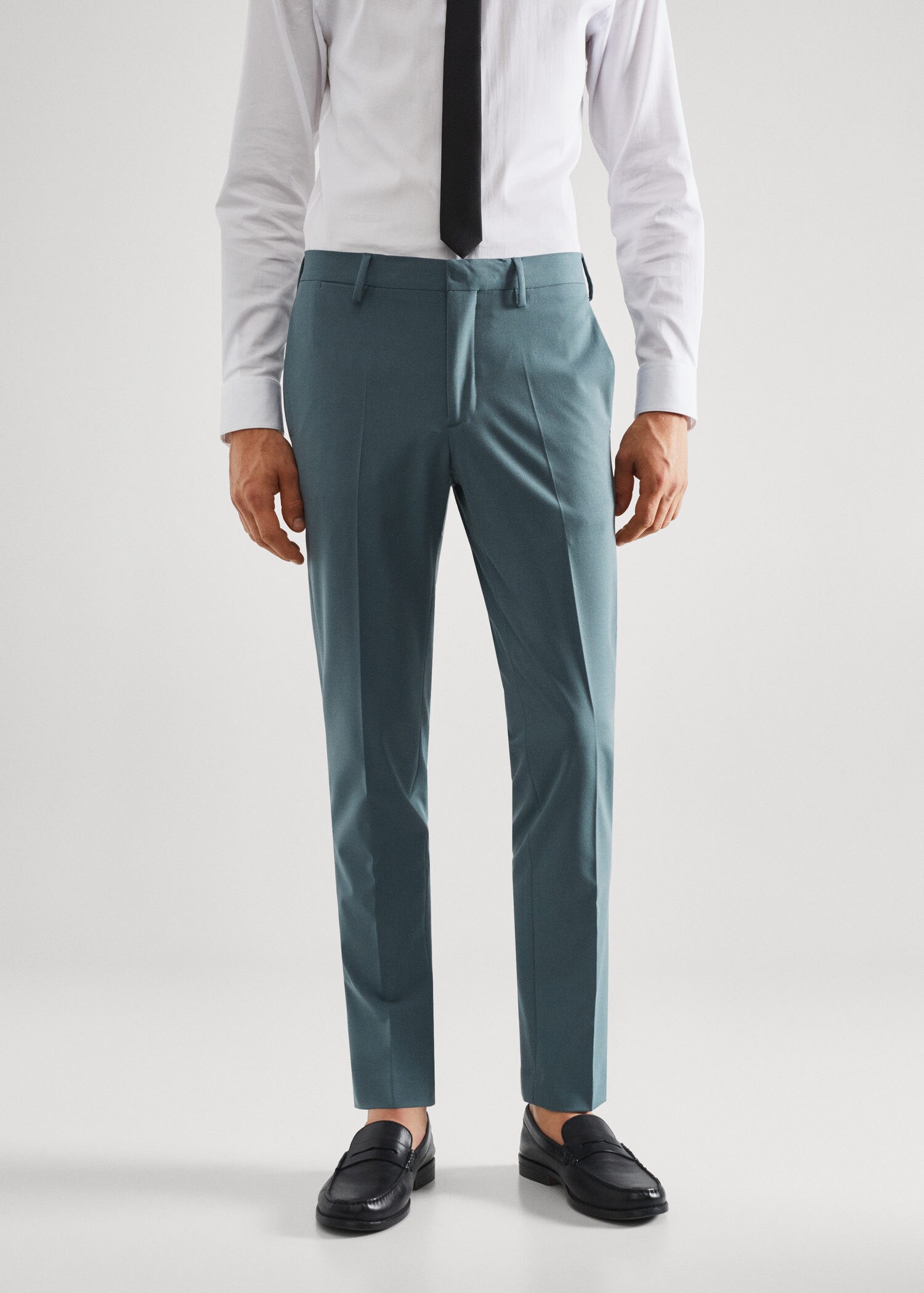 Stretch fabric super slim-fit suit trousers - Man | Mango Man Netherlands