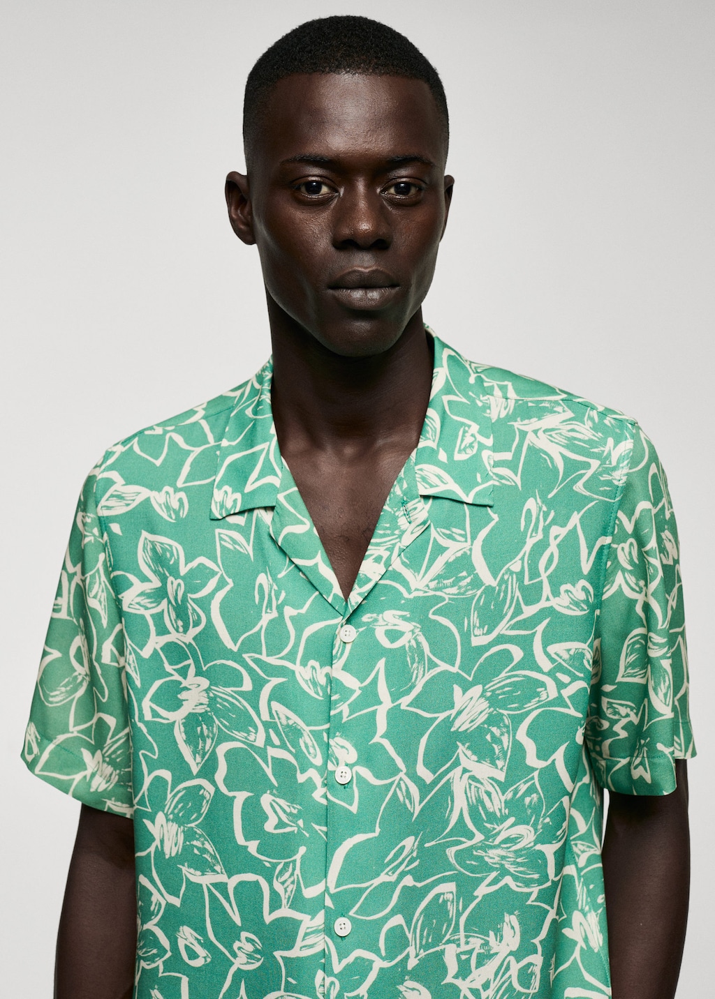 Chemise fluide imprim fleuri MANGO
