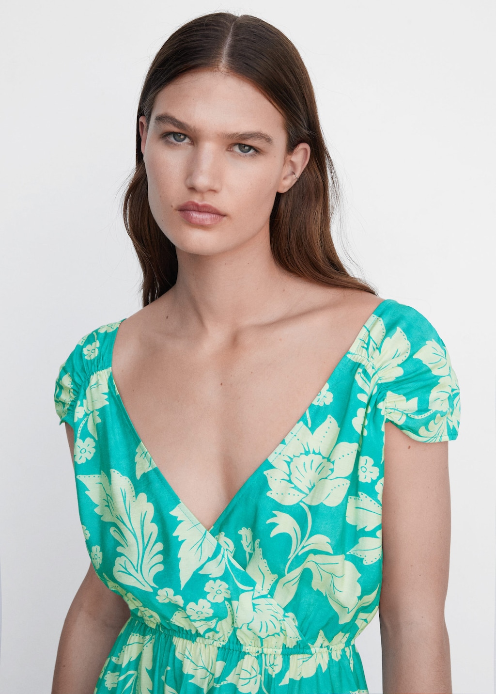 Floral wrap dress h&m deals