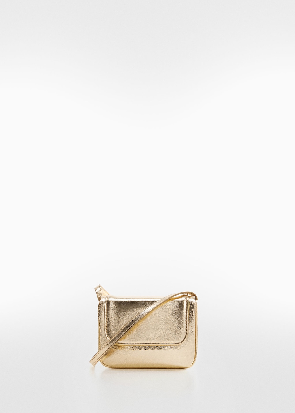 Mango metallic hoop discount bag