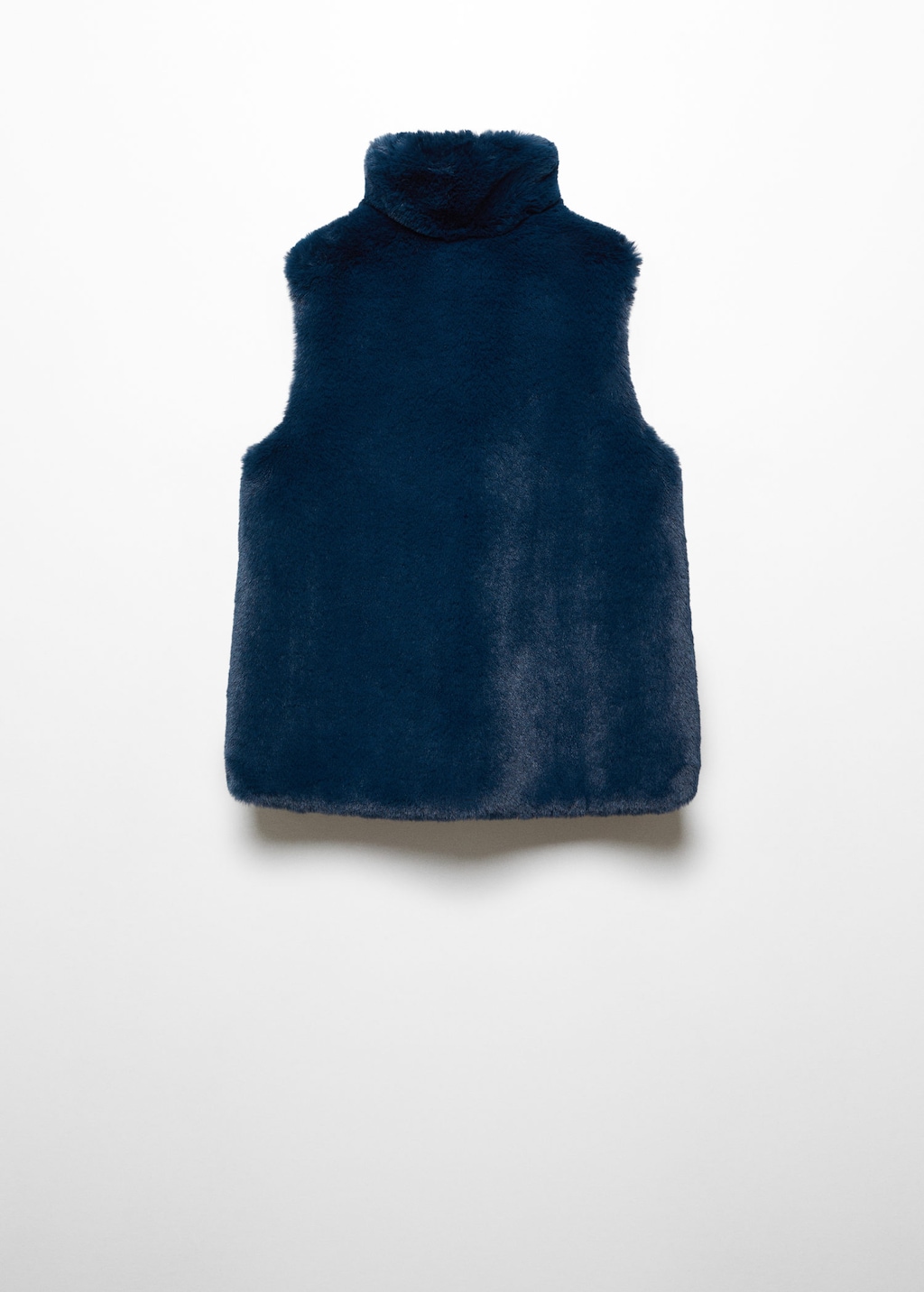 Faux fur 2024 vest h&m