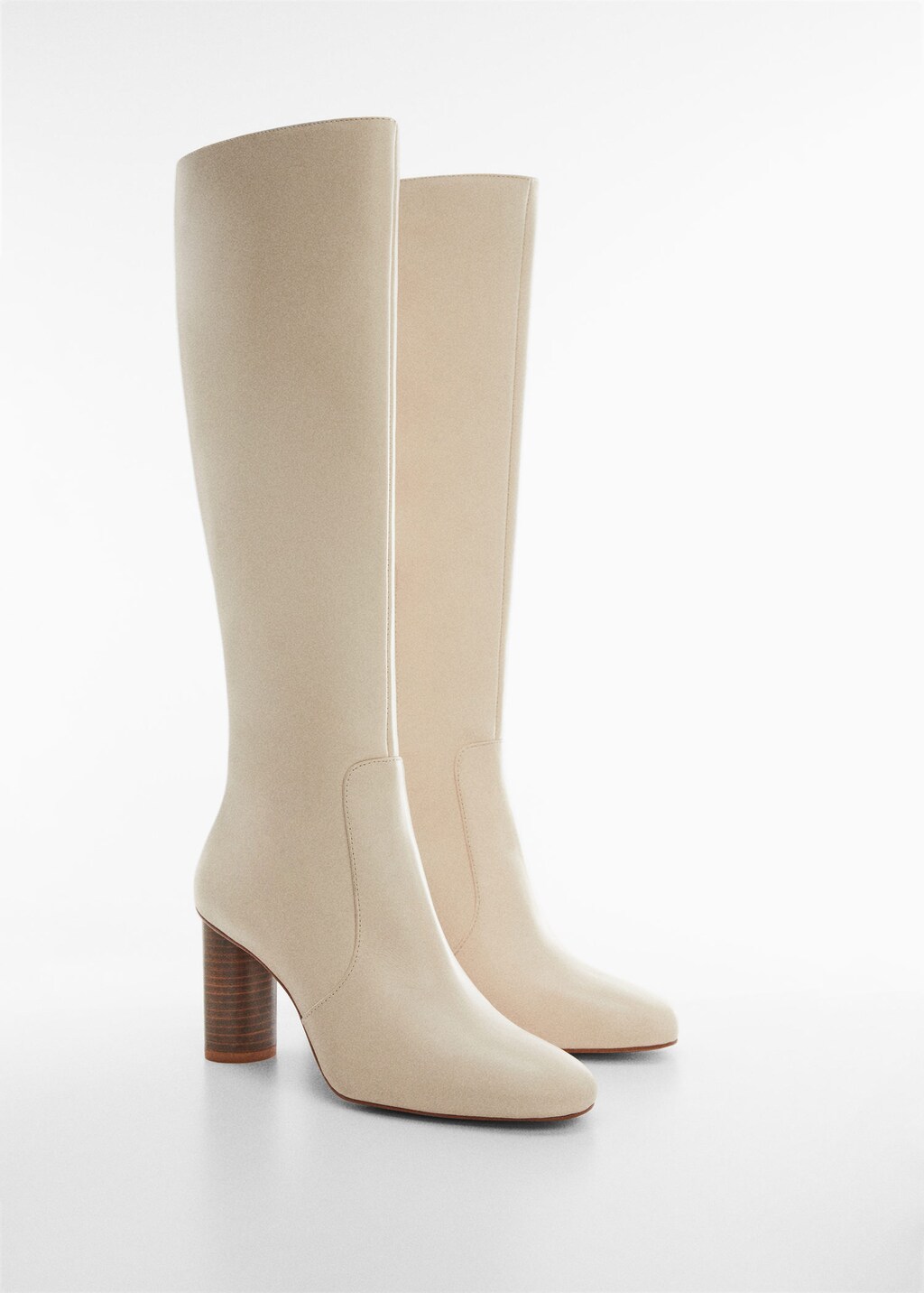 Mango boots 2025 beige