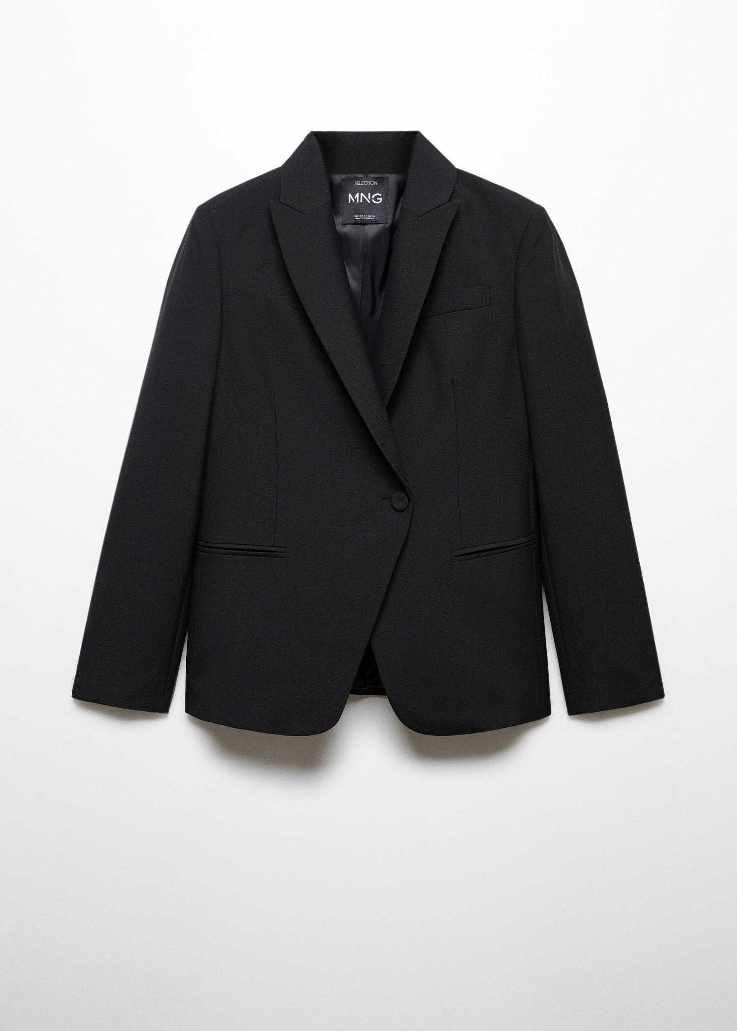 Regular fit wool suit blazer | MANGO