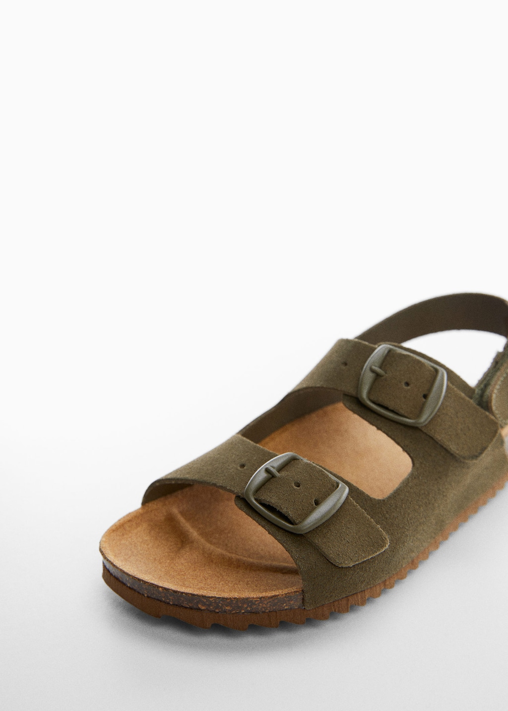 Buckle leather sandals MANGO