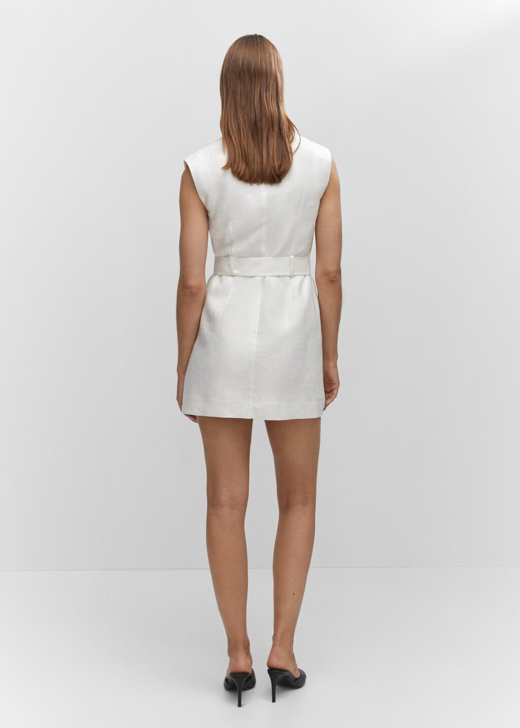 Mango white blazer dress 2025