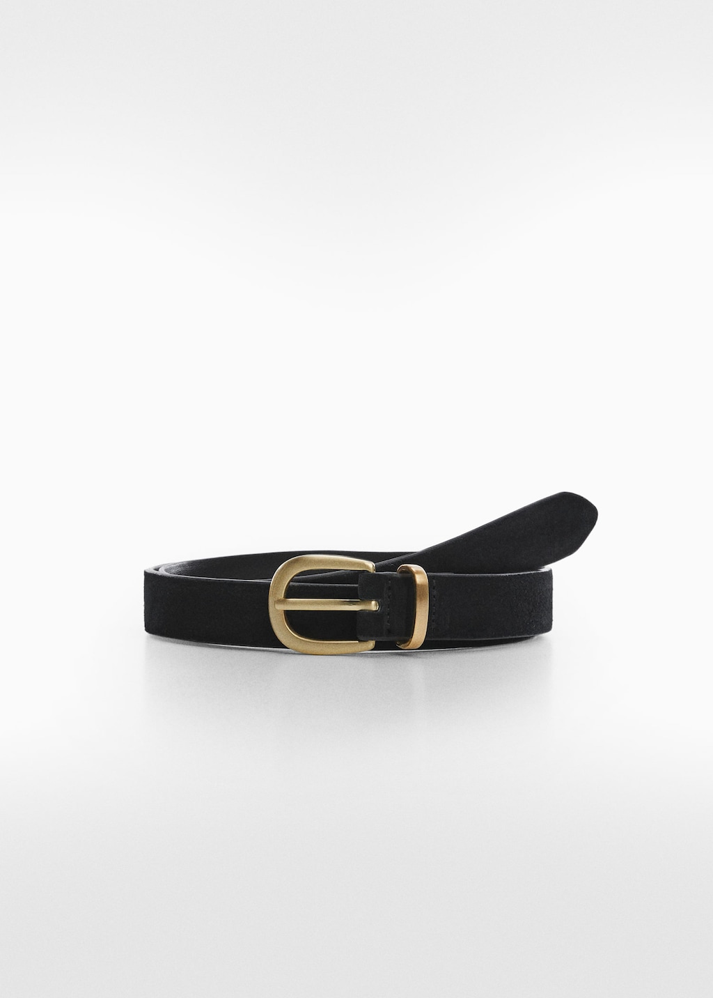 Ceinture cuir boucle MANGO