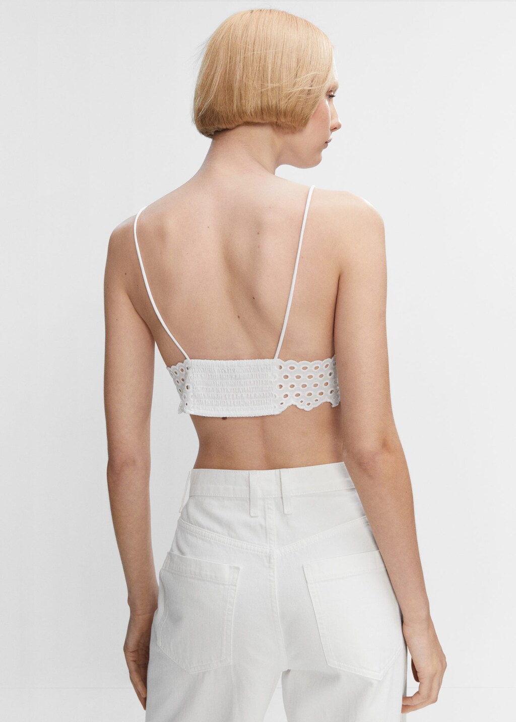 Knitted crop best sale top