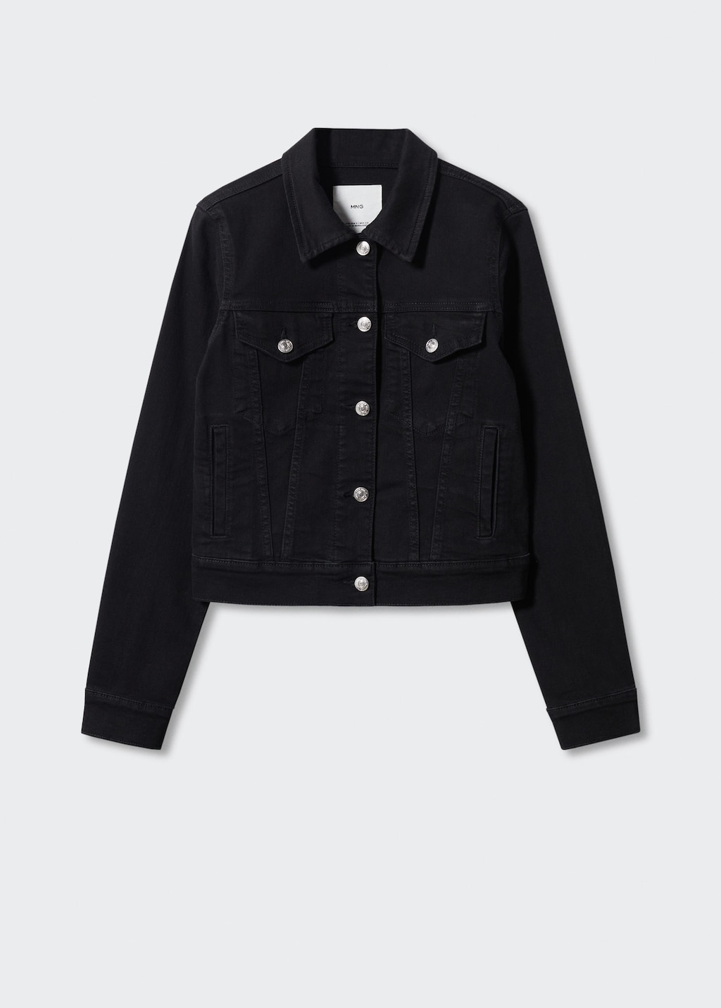 Mango white store denim jacket