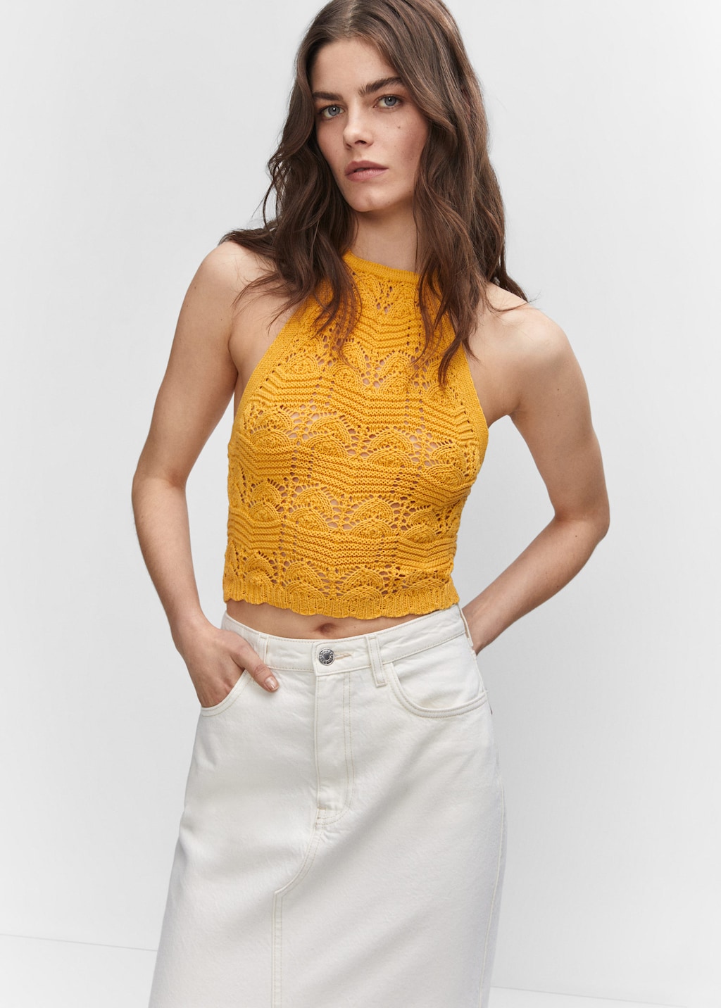 Hollister halter cheap top