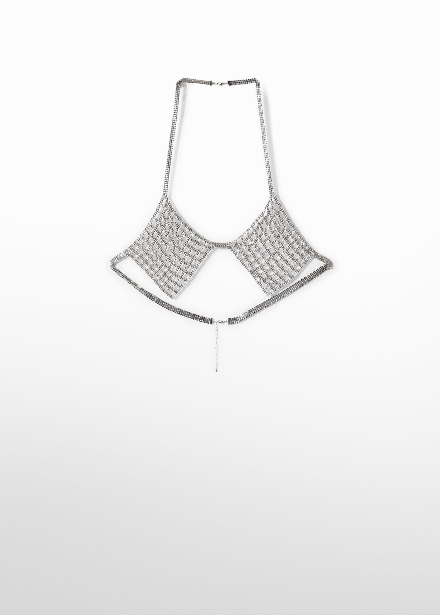 Metallic mesh bra - Woman