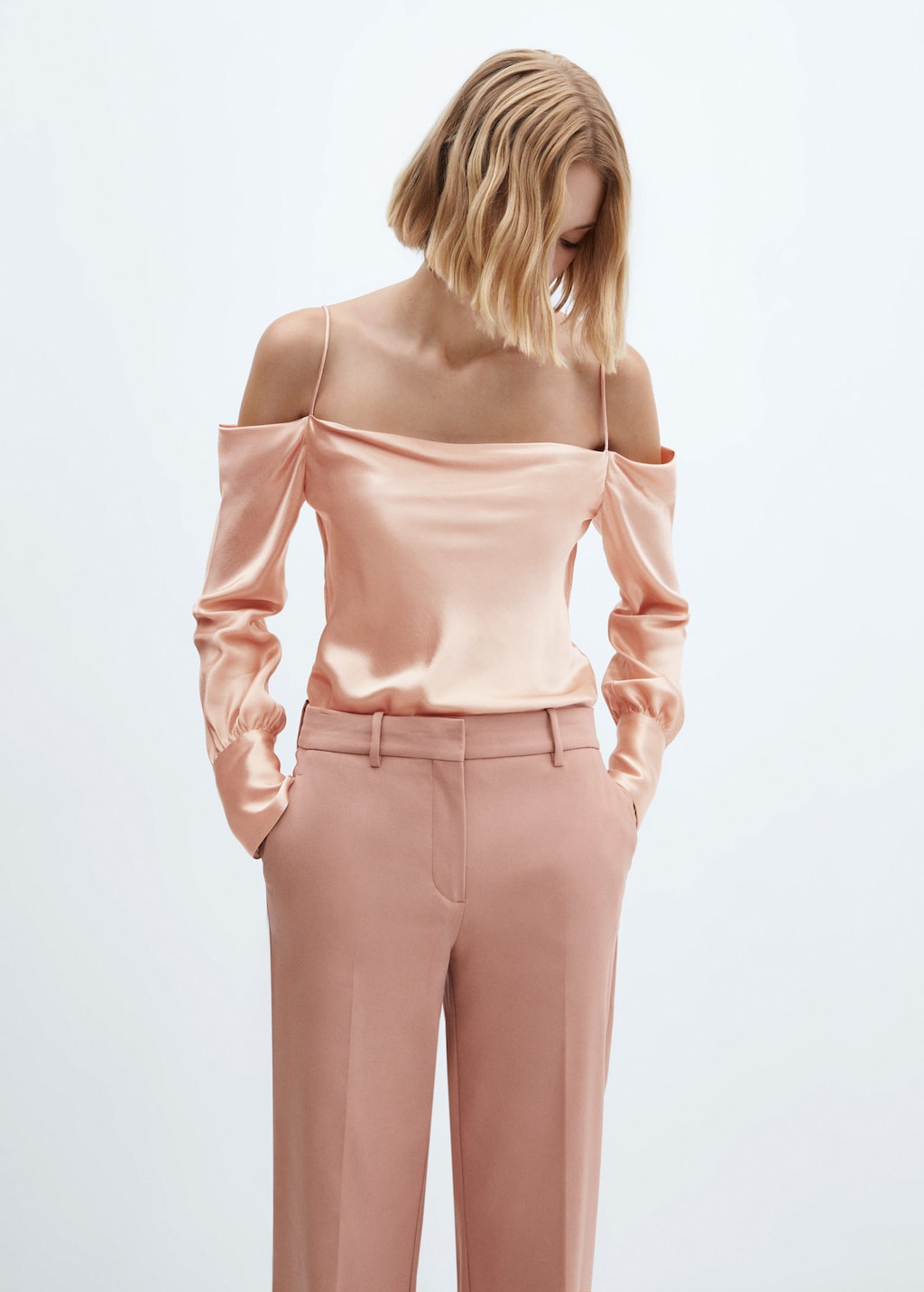 Mango pantalon taille haute new arrivals