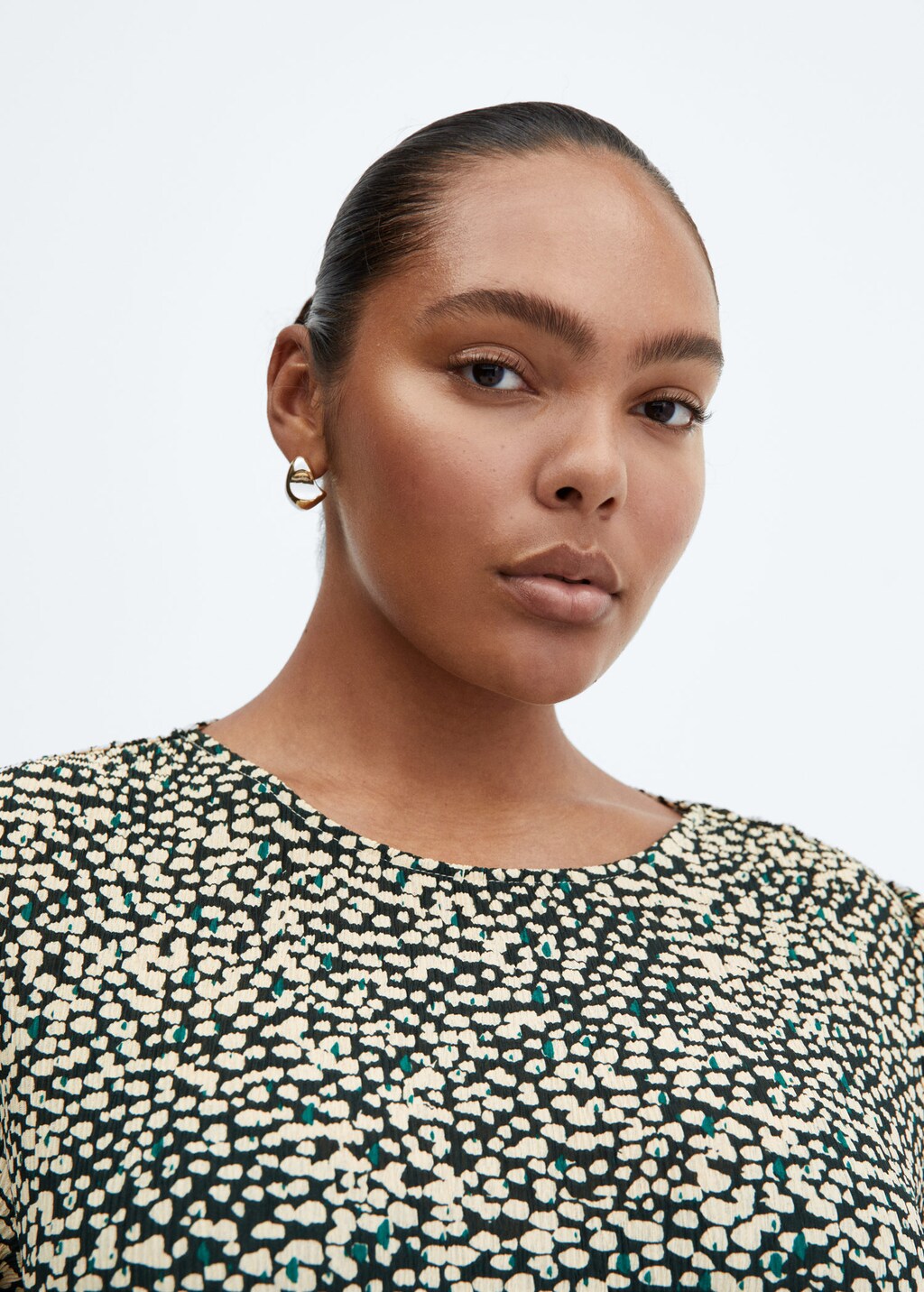 Robe longue leopard mango hot sale