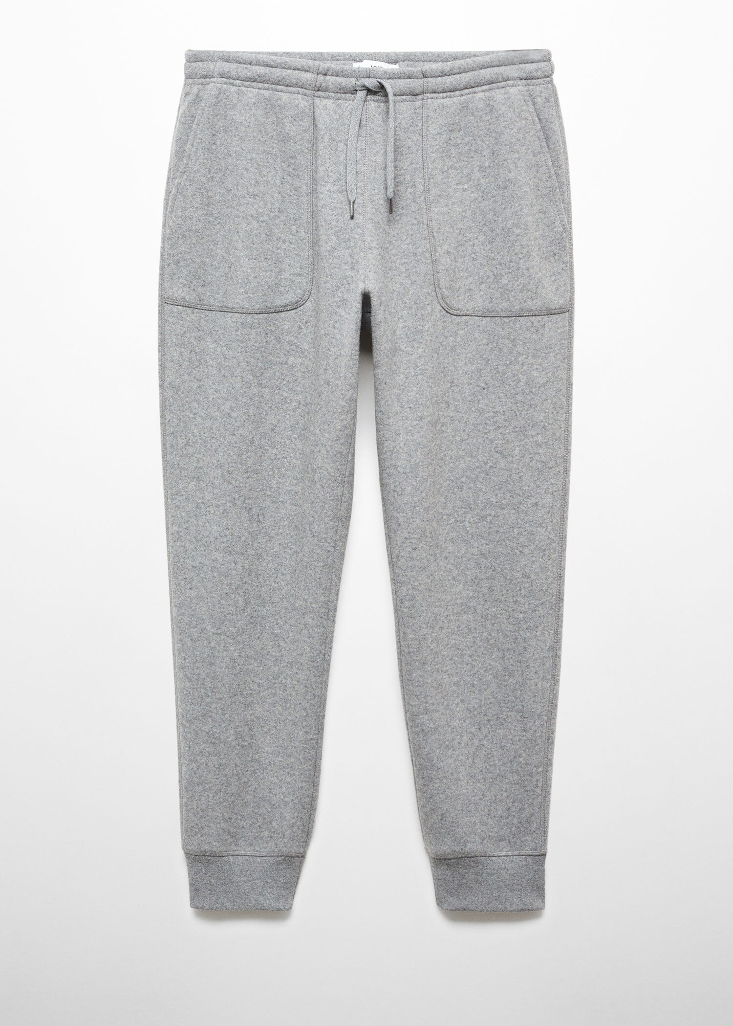 Wool-blend jogger trousers