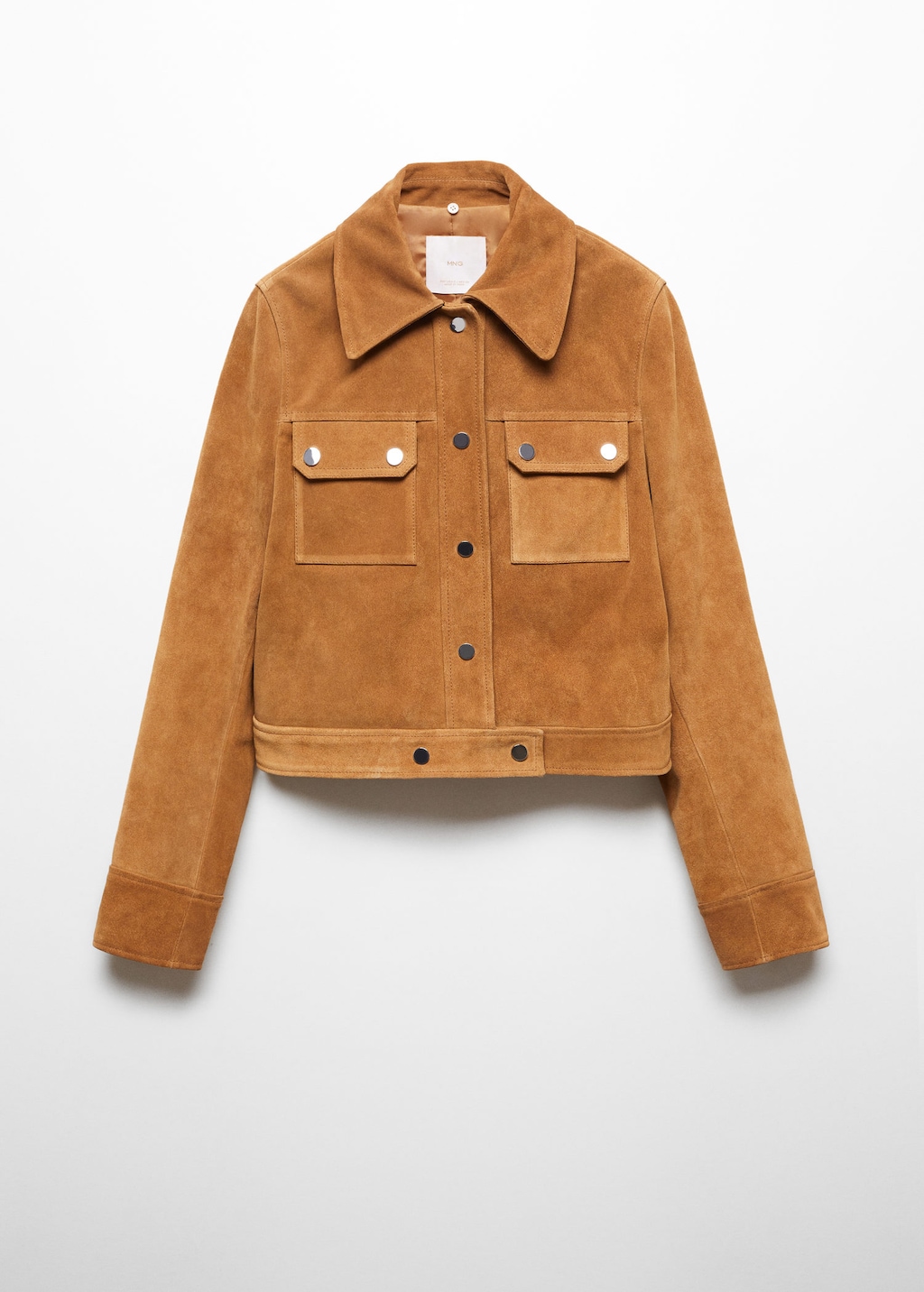 Mango cheap suede jacket