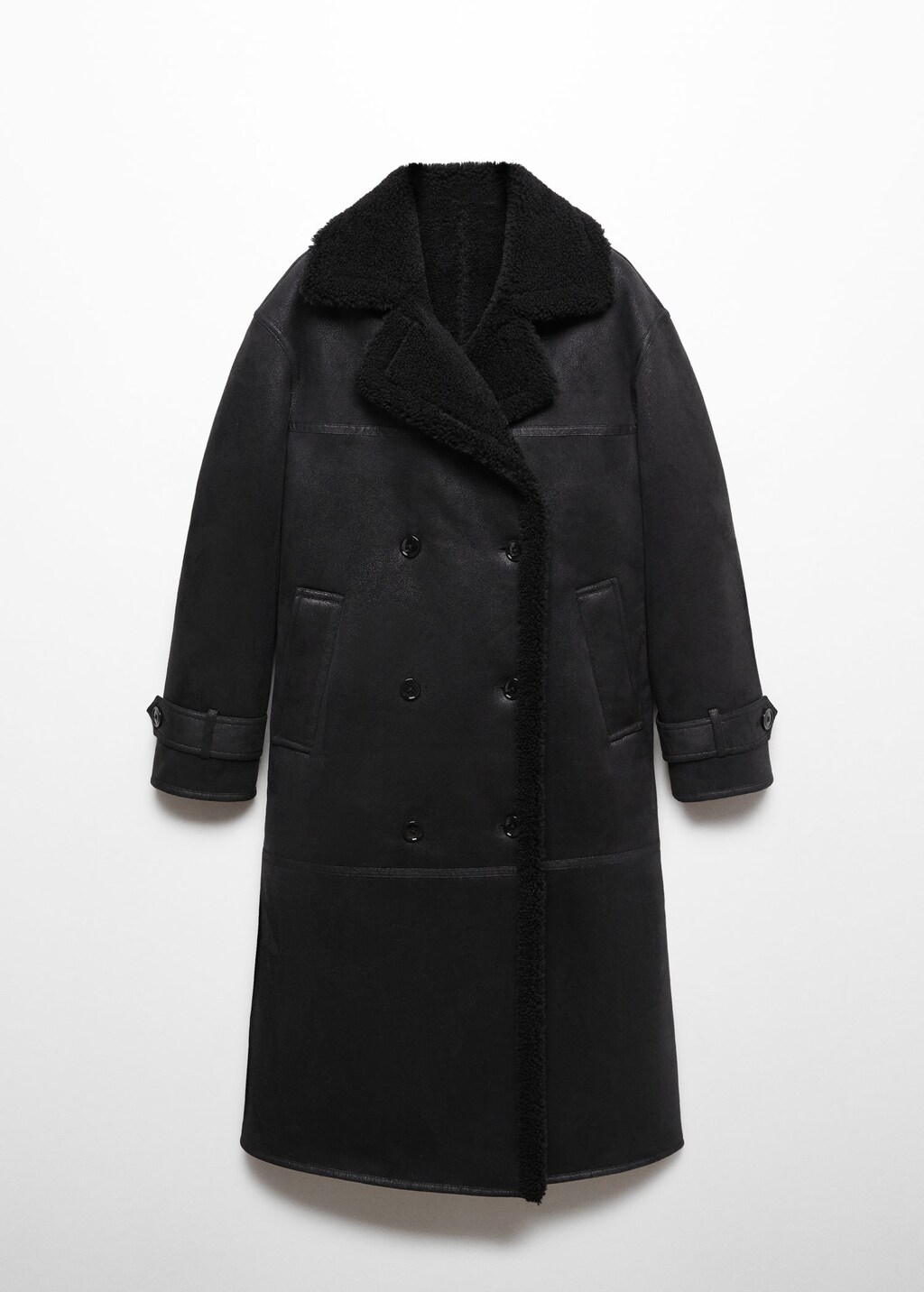 mango double faced coat