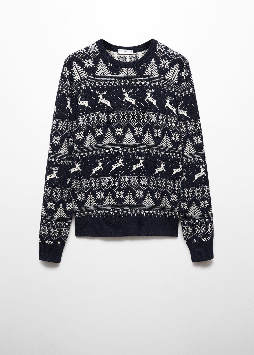 Jacquard christmas sweater sale