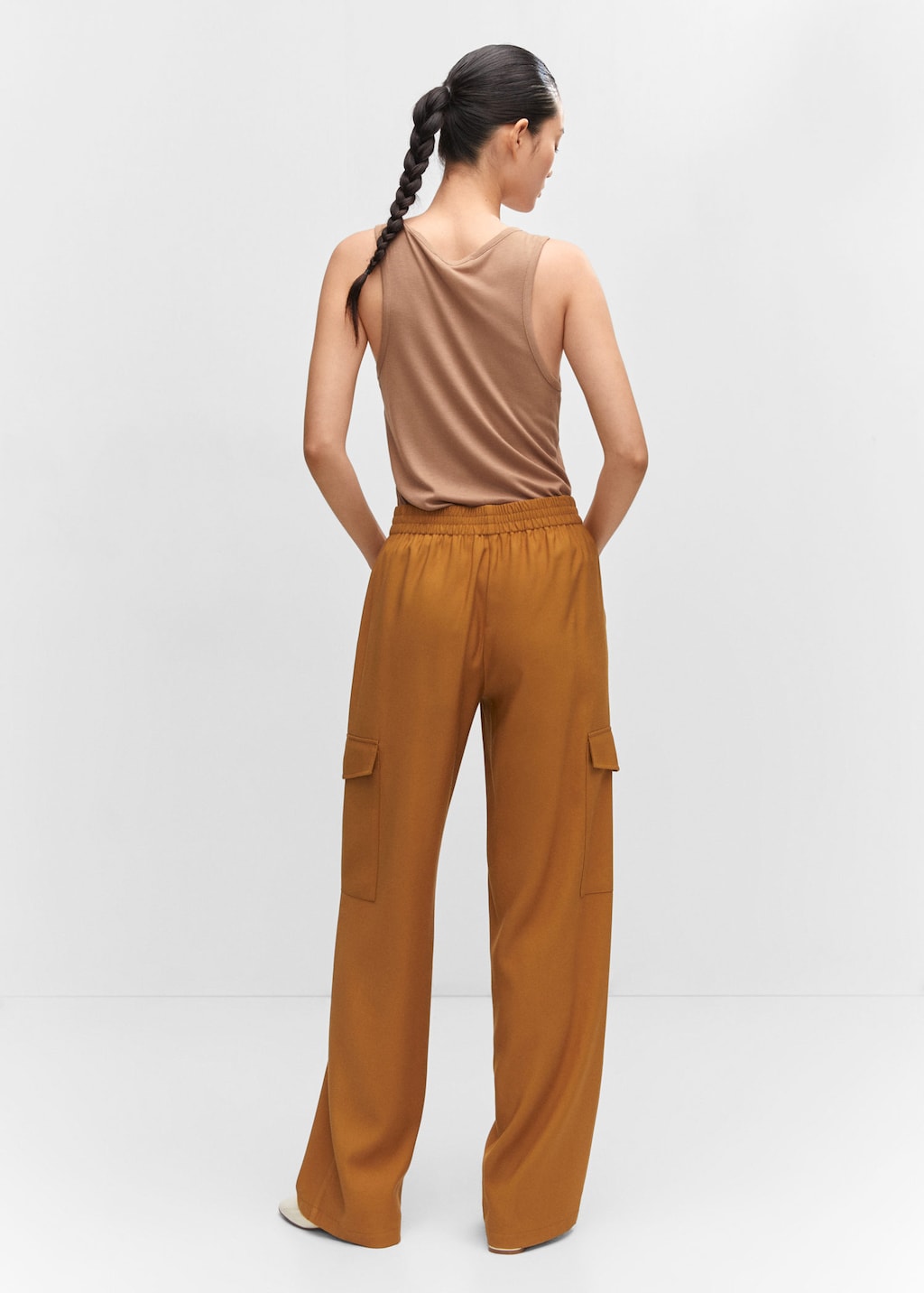 Pantalon cargo fluide
