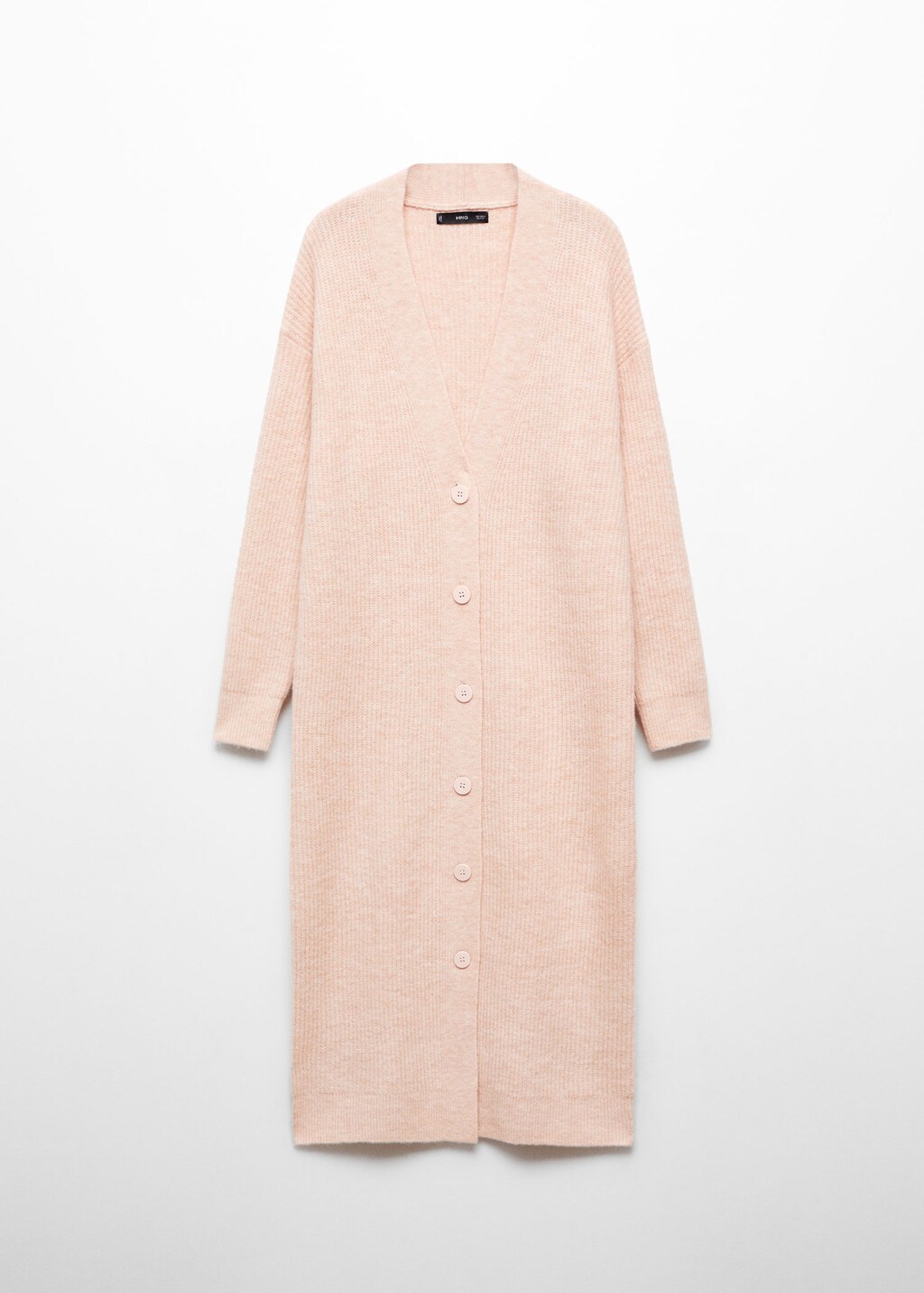 Buttoned long cardigan