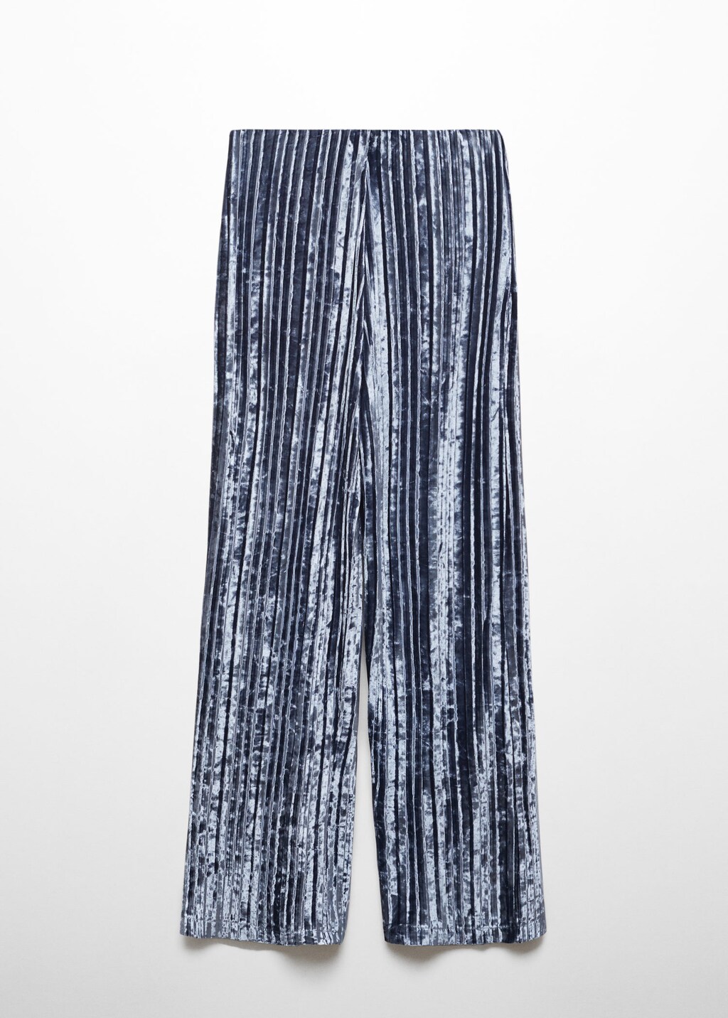 Pleated velvet trousers MANGO