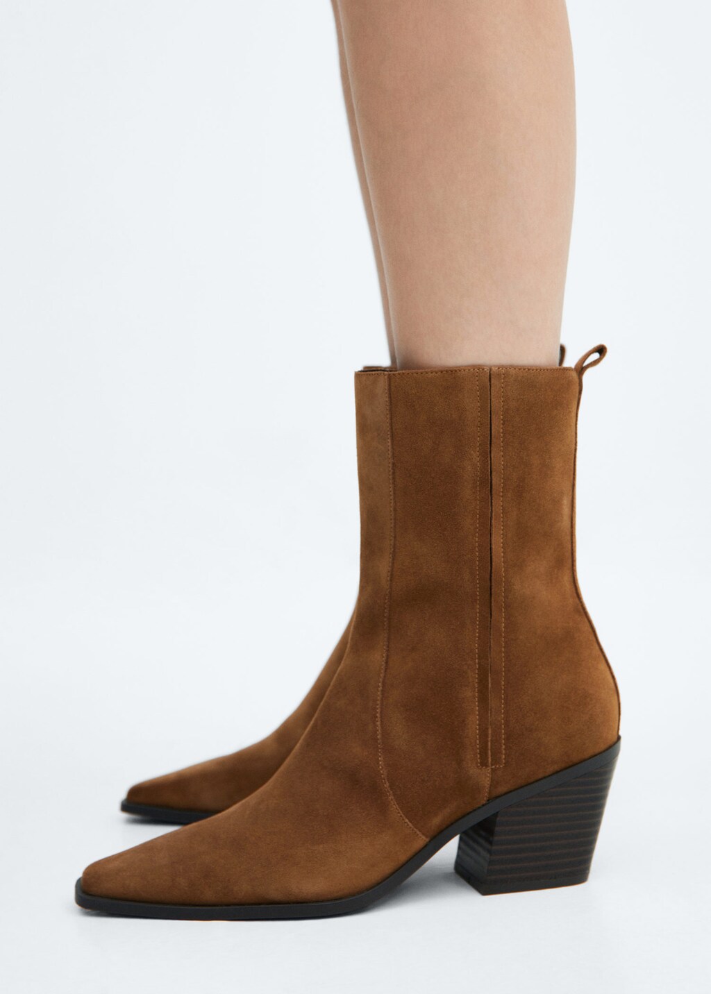 Mango suede ankle boots hotsell