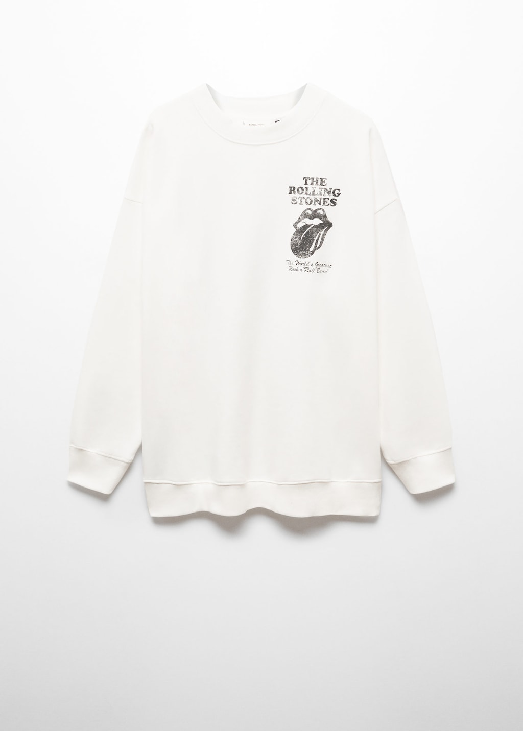 Mango rolling stones sweatshirt discount