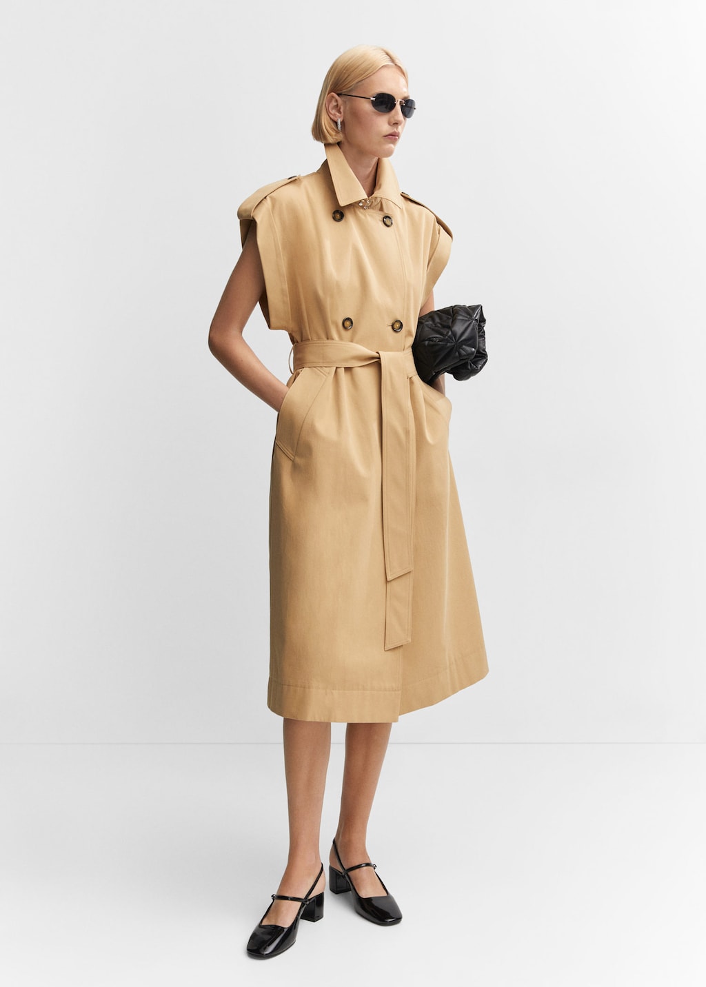 Down trench hotsell coat