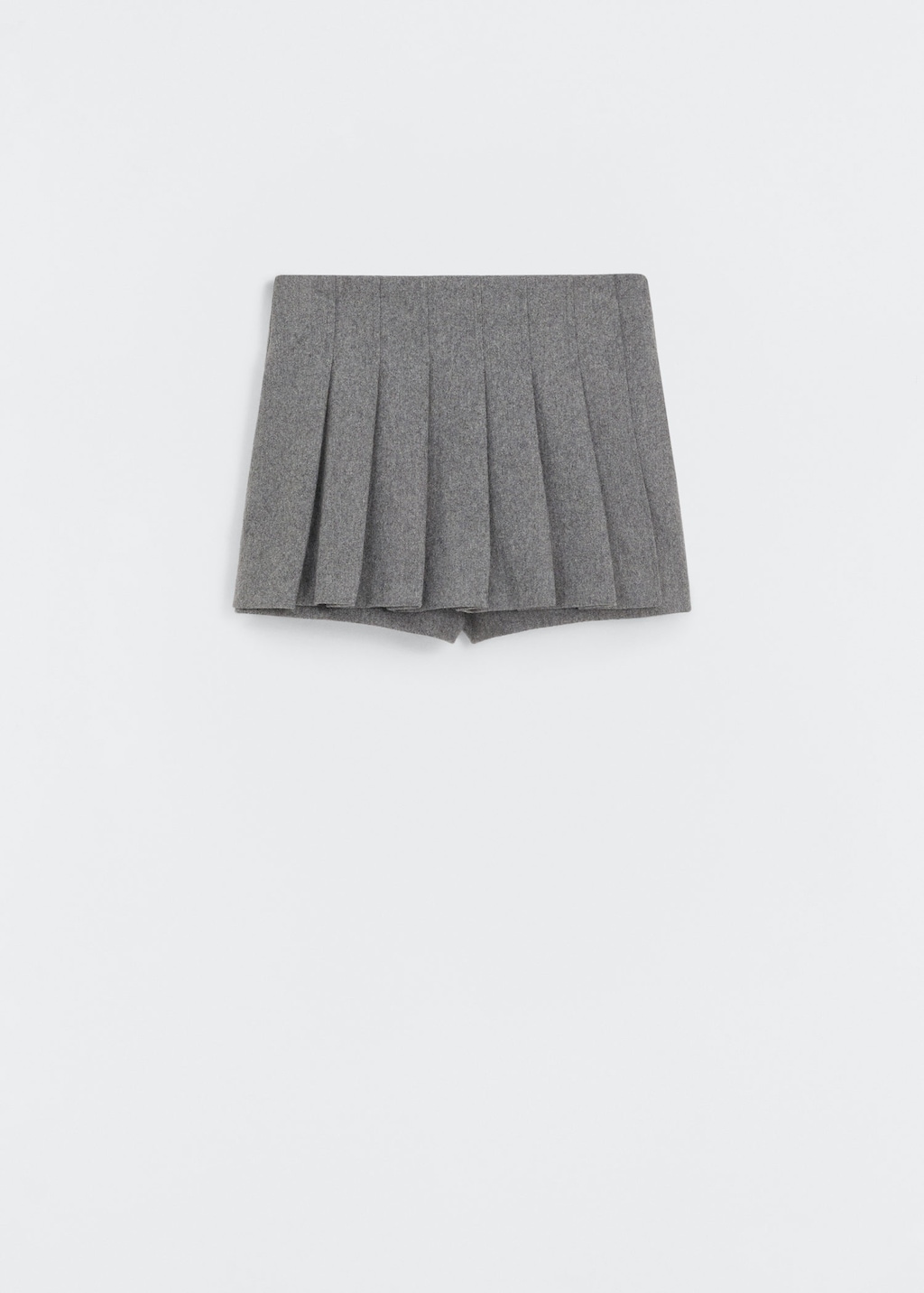 Jupe short pliss e