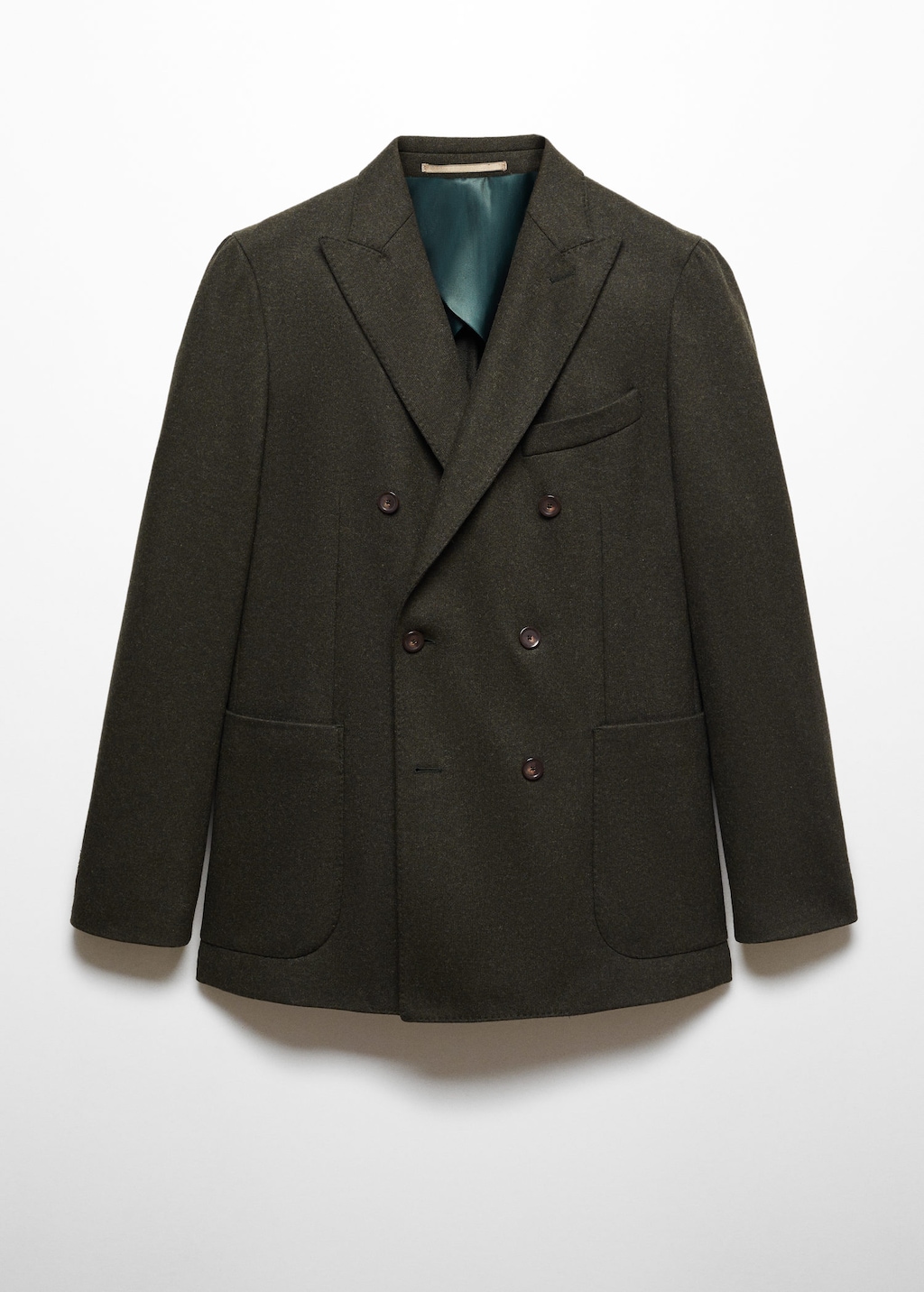 Virgin wool double breasted blazer MANGO