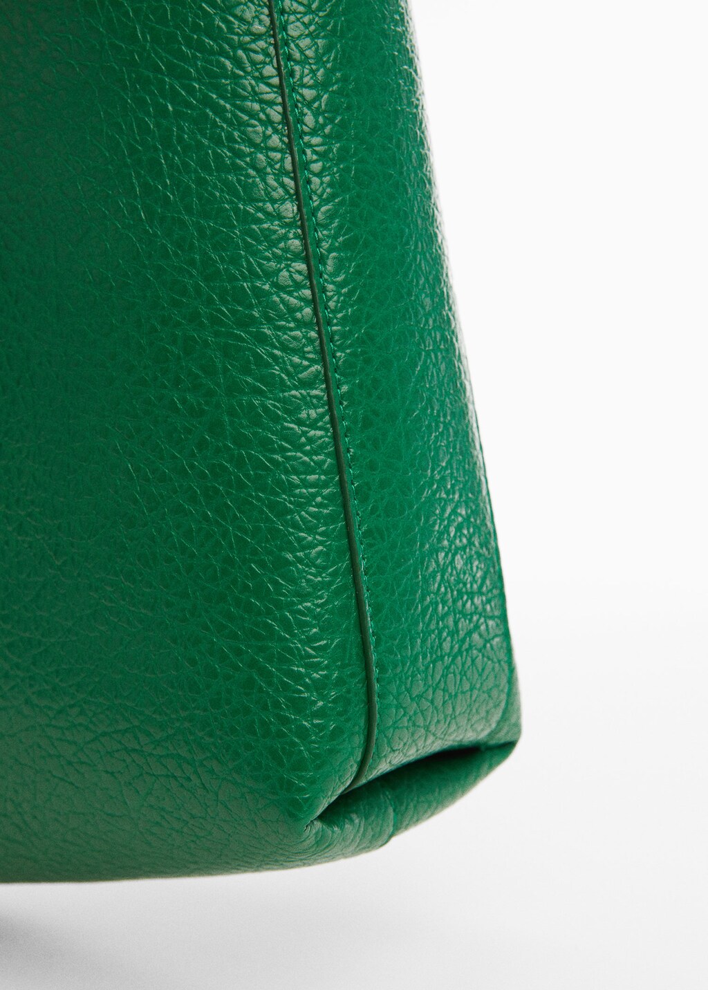 Mango pebbled effect shopper bag sales