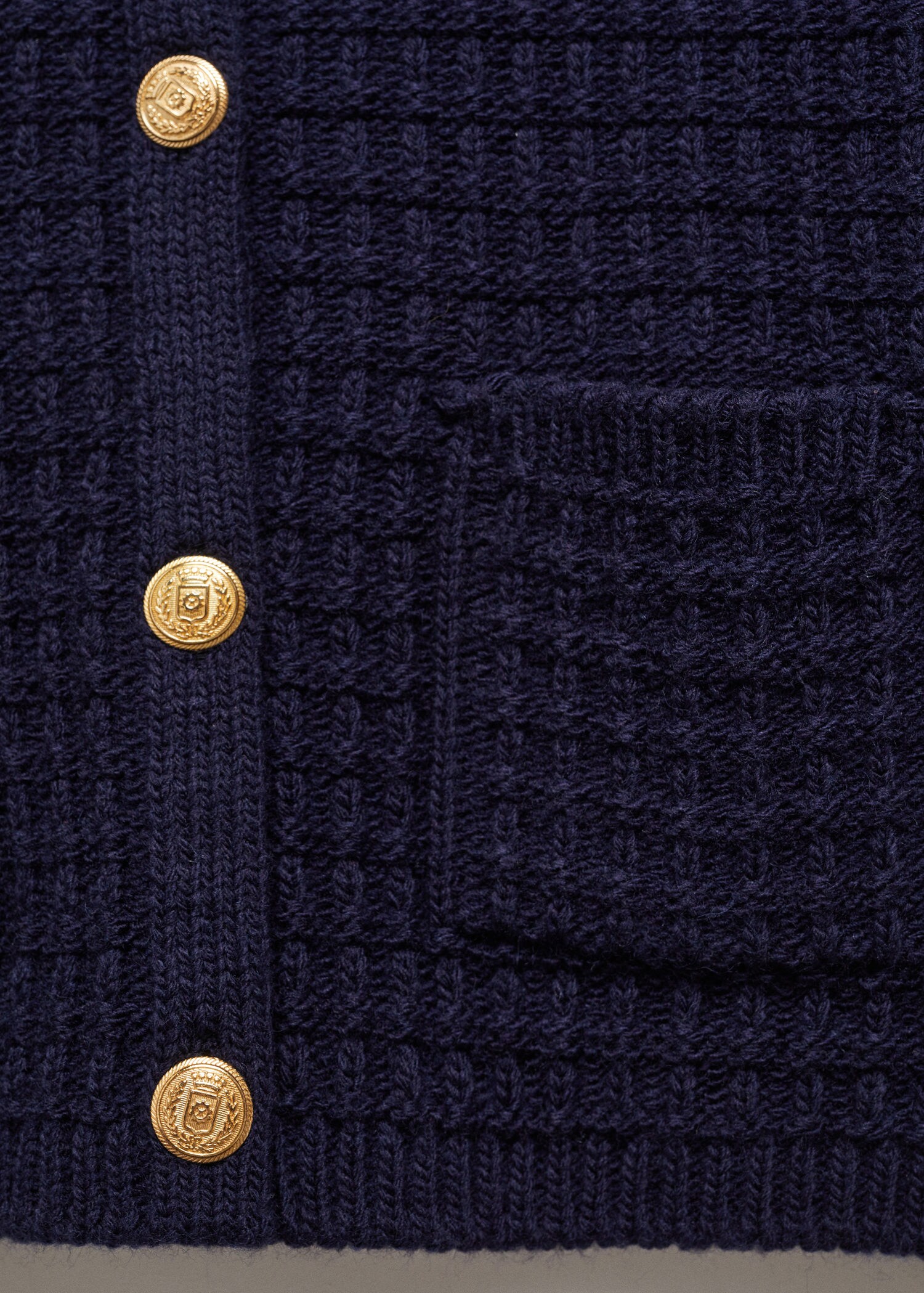 Button knit cardigan