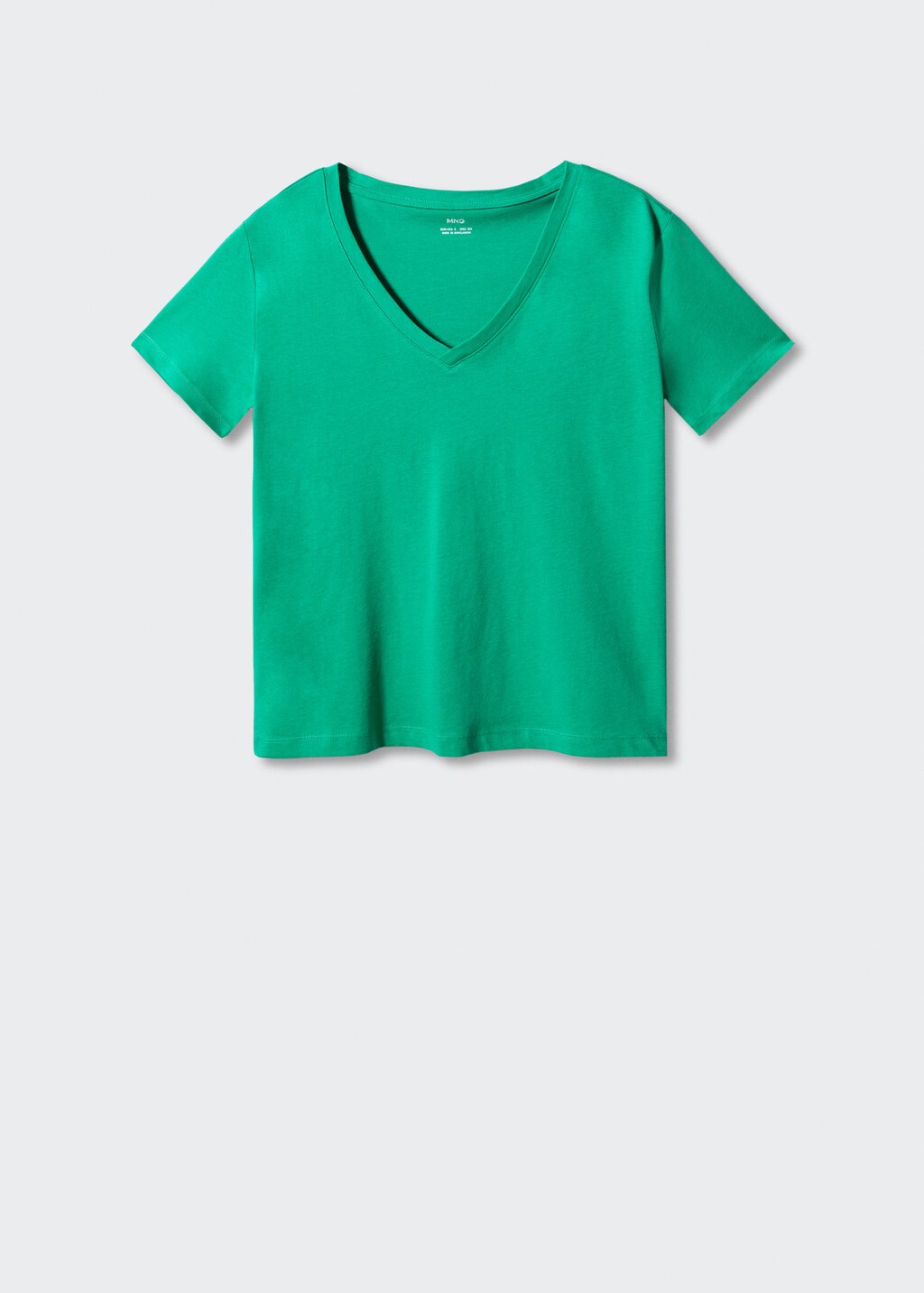 V-neck cotton T-shirt