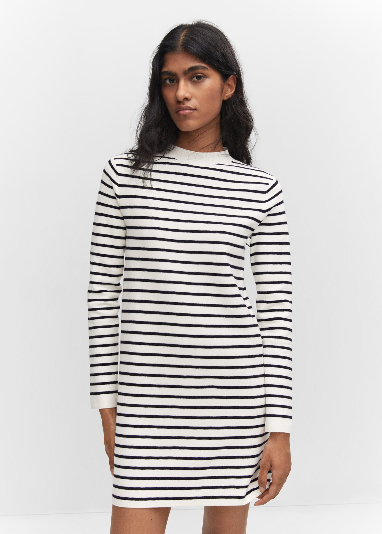 Striped jersey dress | MANGO