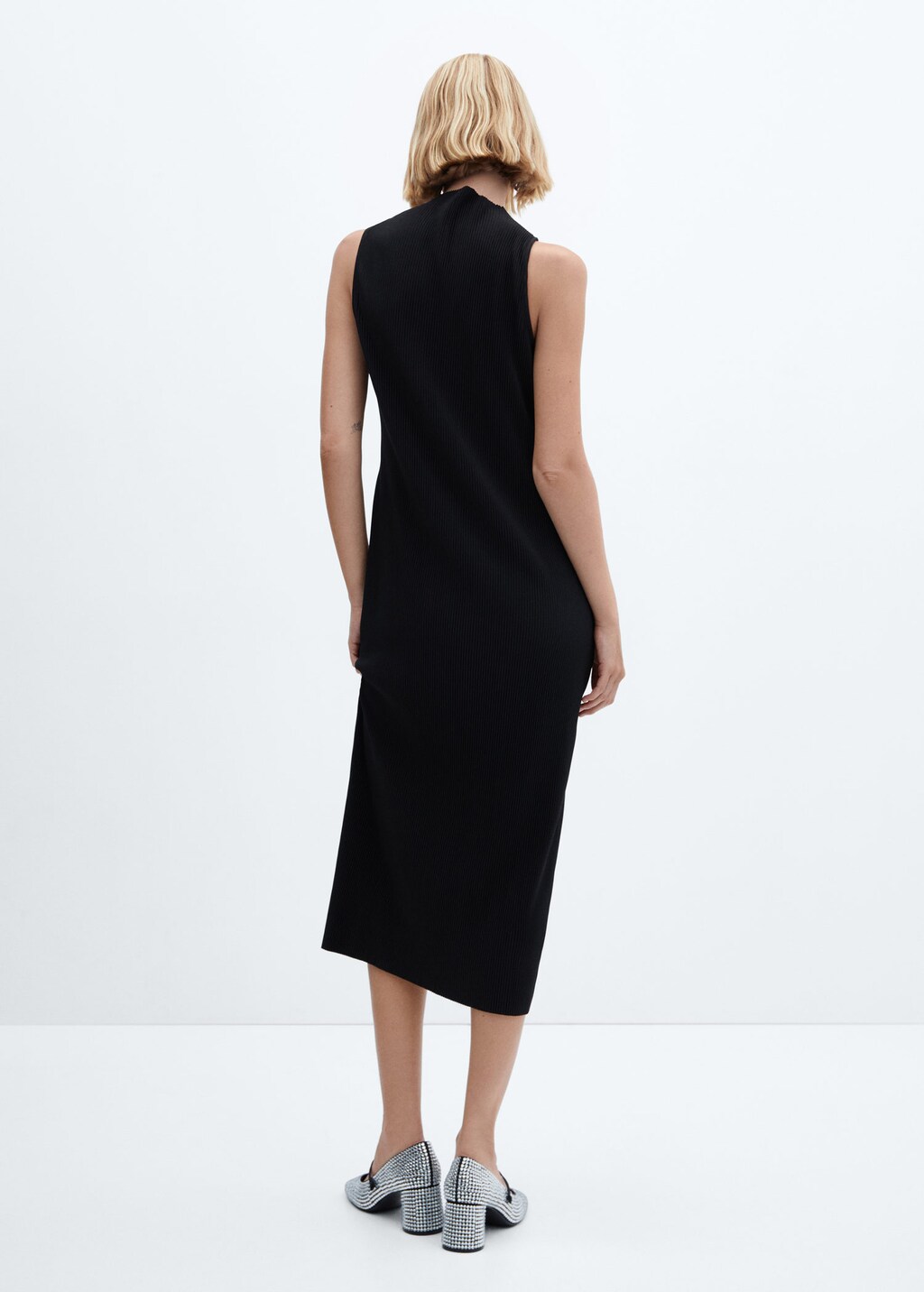 Tailored ribbed dress
